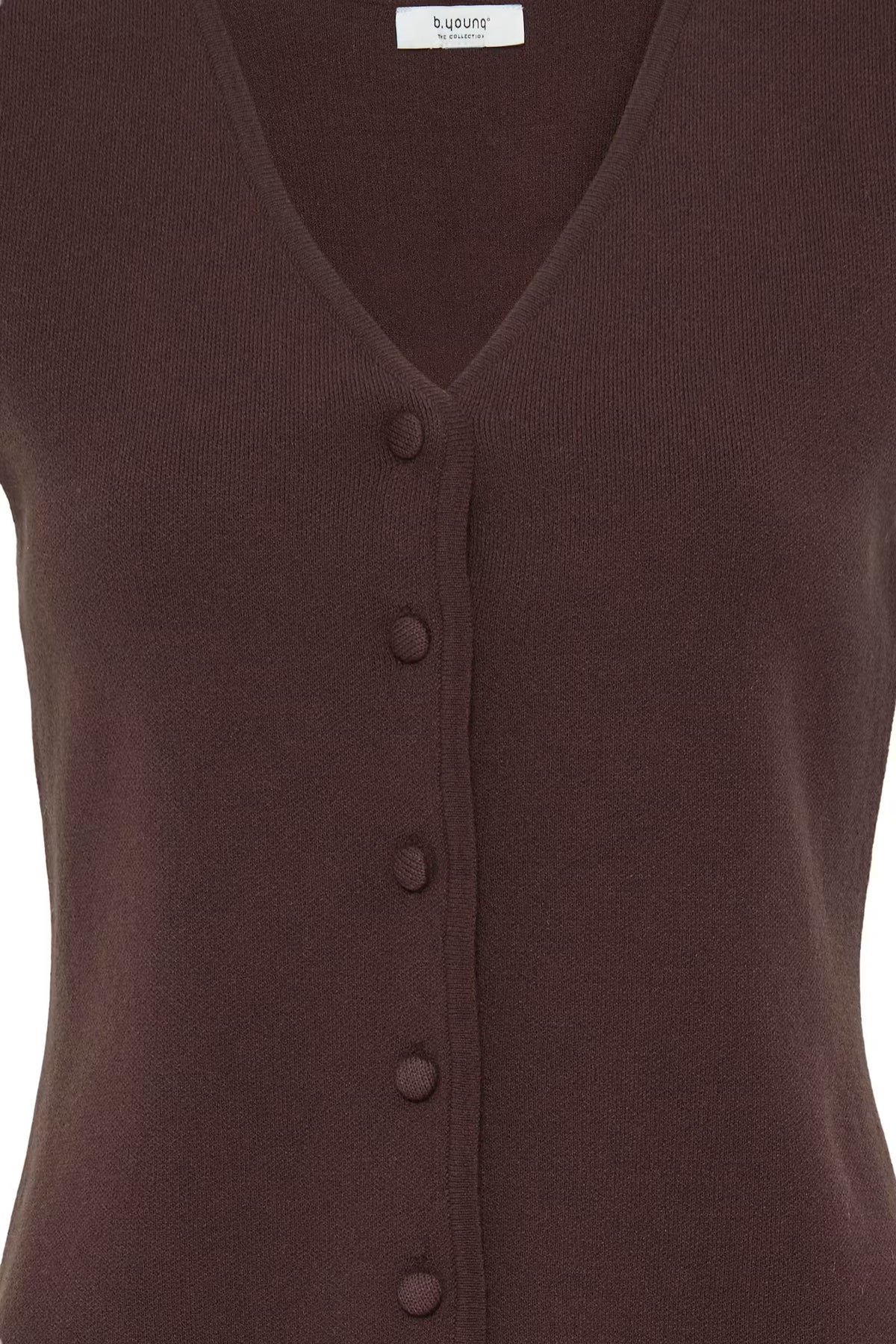 B. Young Women's Java/Brown Slipover Sleeveless Top