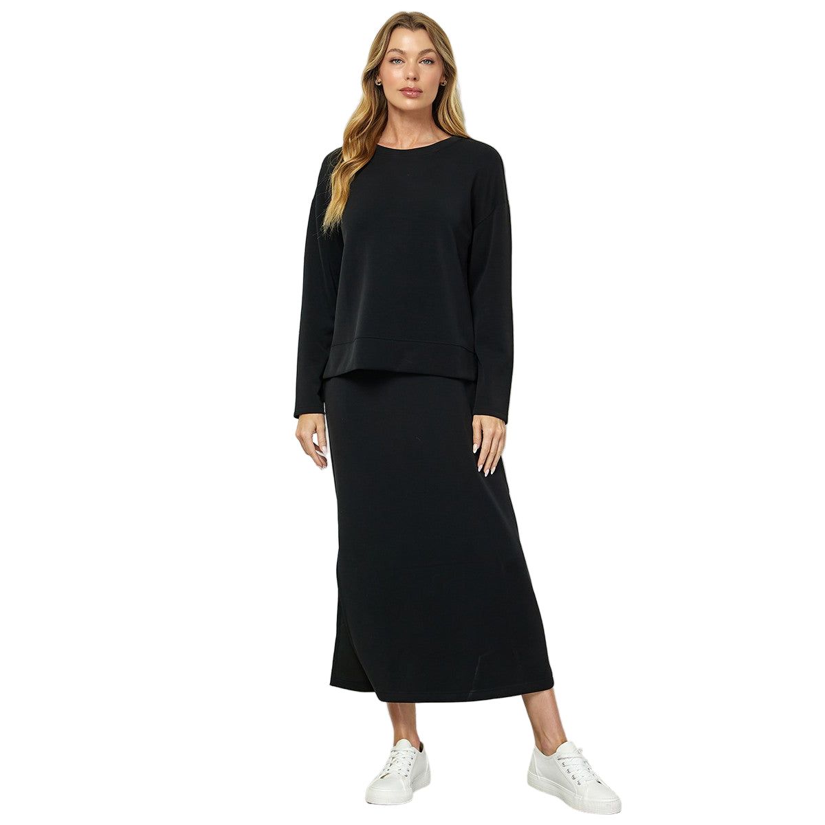 Women's Very Soft 2 Fer Dress Set D5908