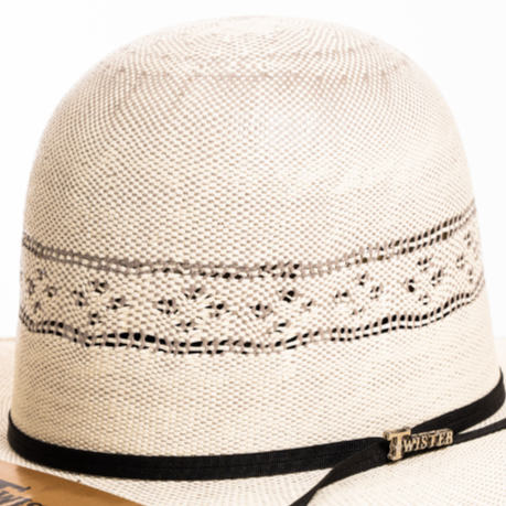 Twister Bangora 3.5" Straw Hat T71665 - Crazy House Western Wear