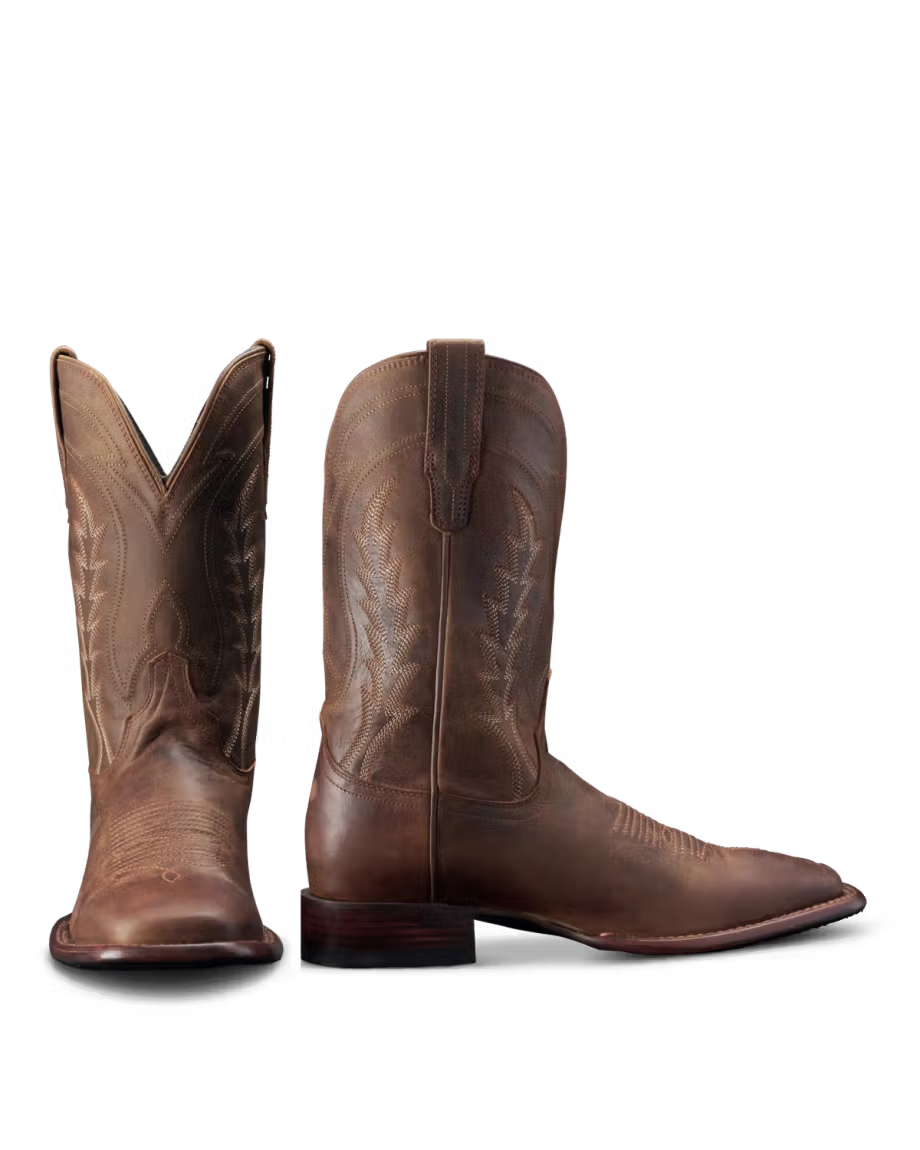 Tecovas Men's Cafe Goat The Doc Square Toe Boots M10031CAF