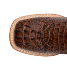 Women's Ferrini Brown Caiman Western Boots 9039323