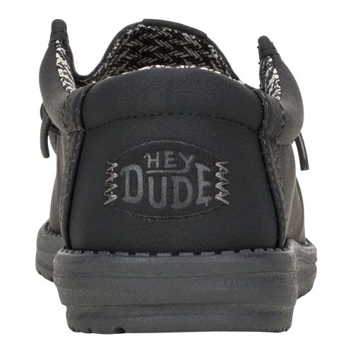 Men's Hey Dude Black Charcoal Wally Classic