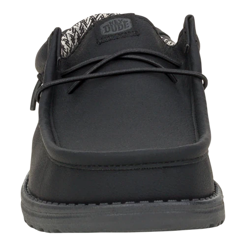 Men's Hey Dude Black Charcoal Wally Classic