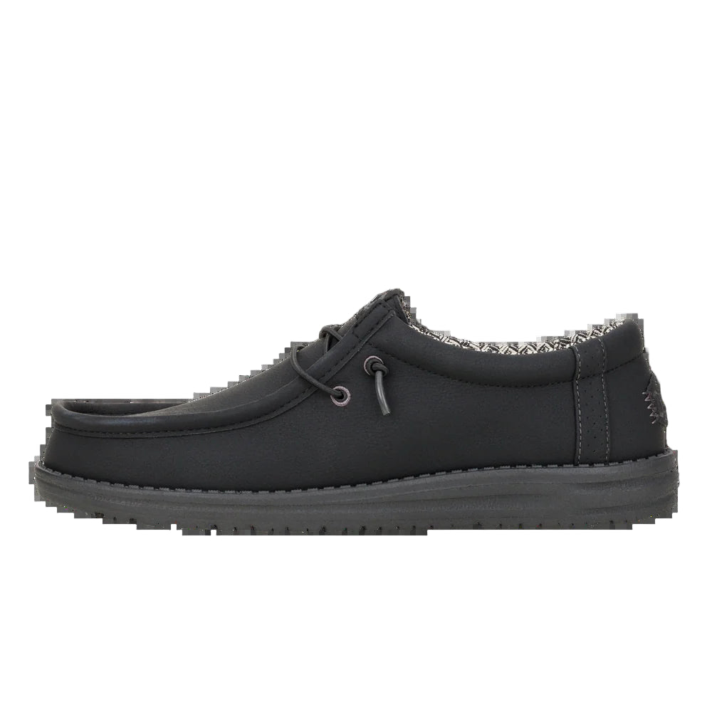 Men's Hey Dude Black Charcoal Wally Classic