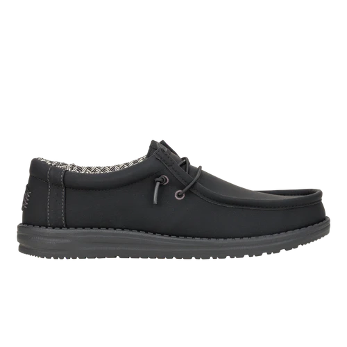 Men's Hey Dude Black Charcoal Wally Classic