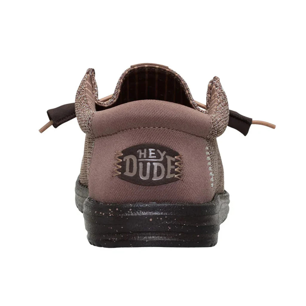 Men's Hey Dude Wally Stretch Sox Deep Taupe & Mole Brown 41898-0PQ