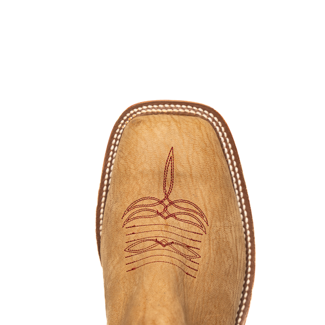 Anderson Bean Clay Washed Goat with 13" Sangria Top - Crazy House Western Wear