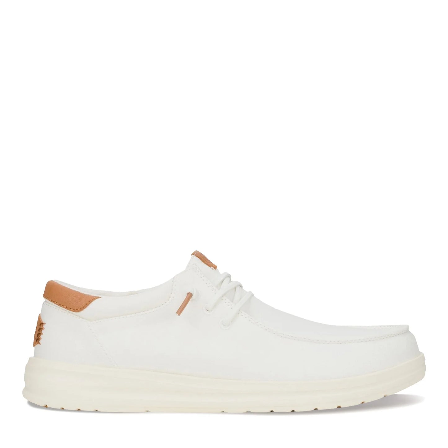 Men's Hey Dude Paul Canvas White Slip On Shoes 43151-100