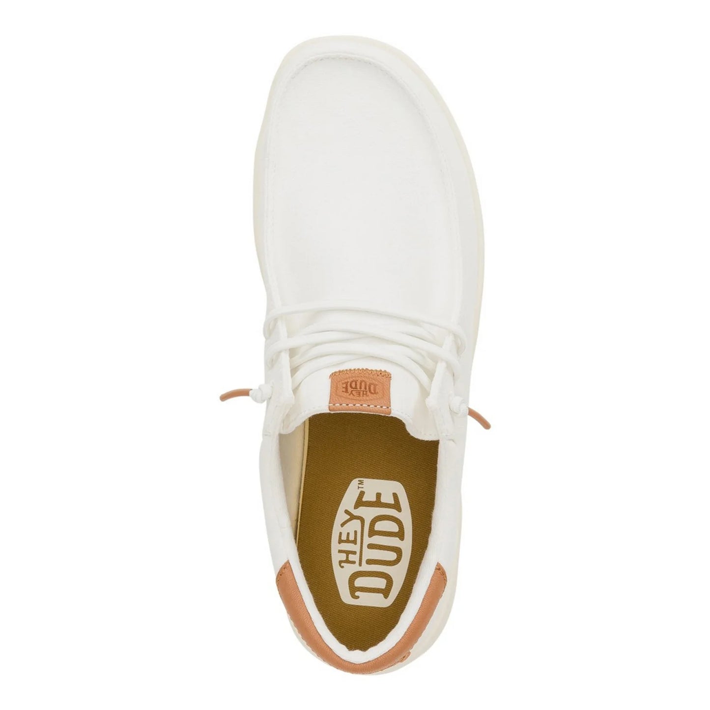 Men's Hey Dude Paul Canvas White Slip On Shoes 43151-100