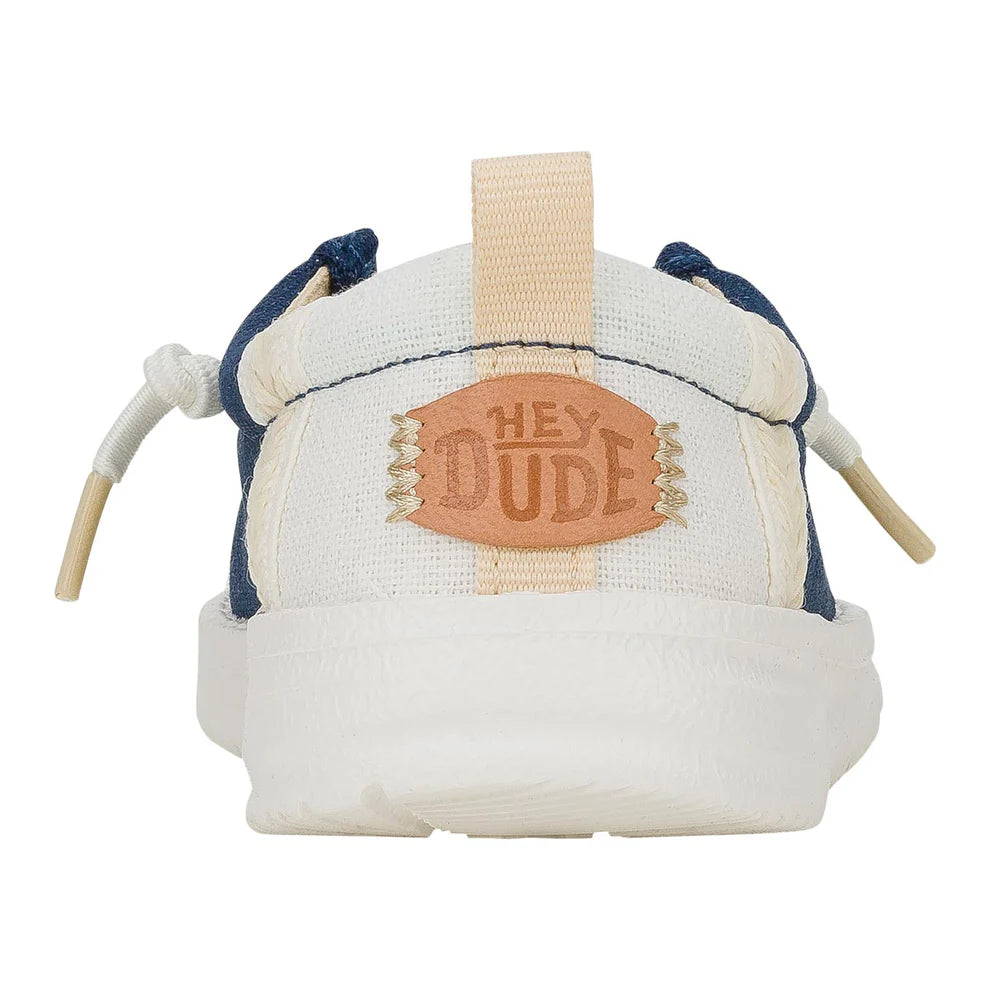 Boy's Hey Dude Wally Chambray Sargasso Blue and White 43269-4UA