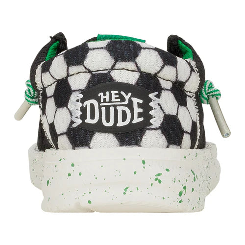 Boy's Hey Dudes Wally Funk Toddler Sports Black 43752-001