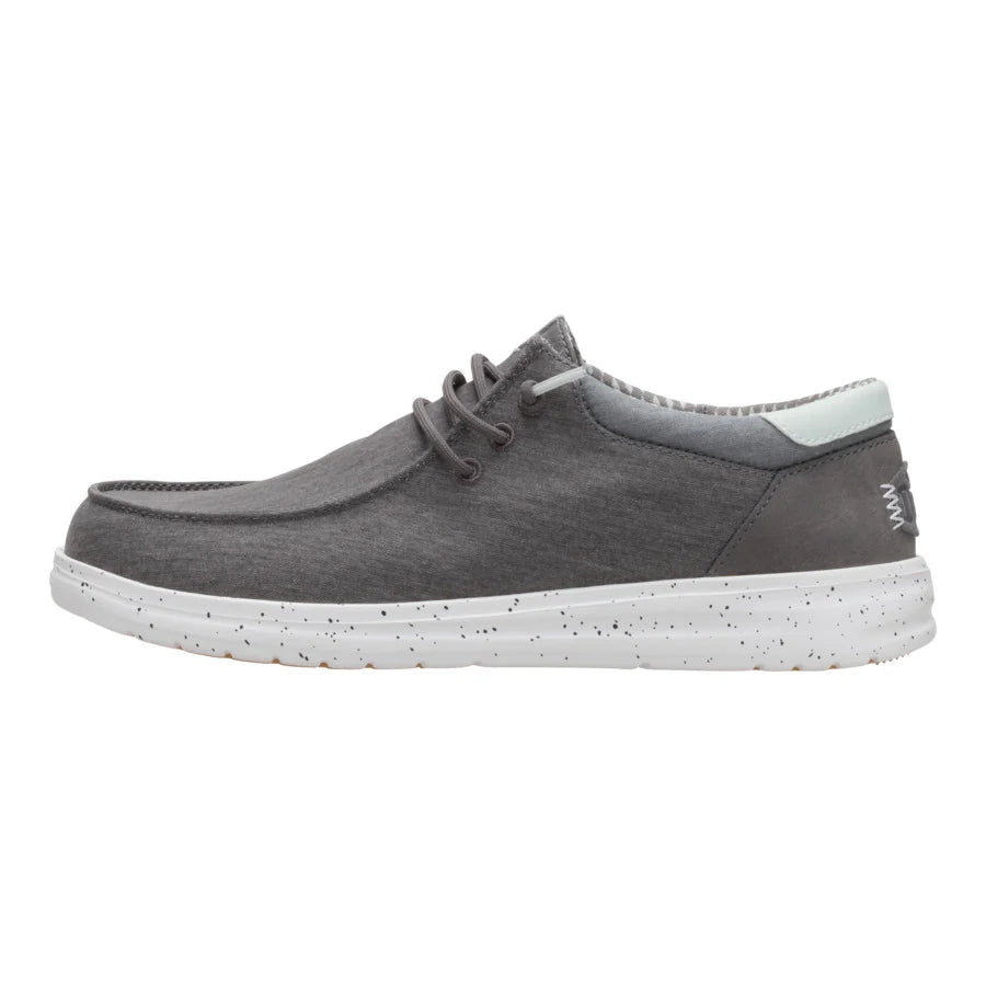 Men's Hey Dude Granite Gray Paul Washed Slip on Shoes
