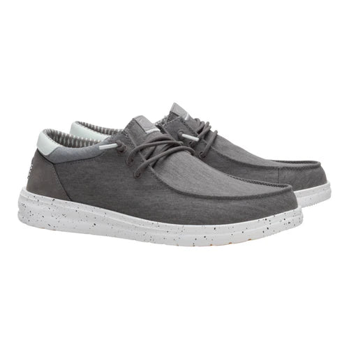 Men's Hey Dude Granite Gray Paul Washed Slip on Shoes