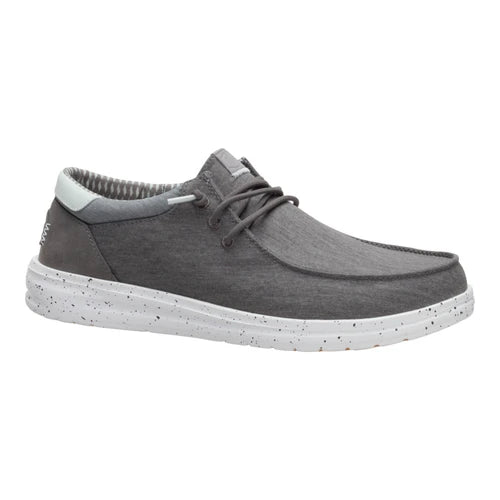 Men's Hey Dude Granite Gray Paul Washed Slip on Shoes