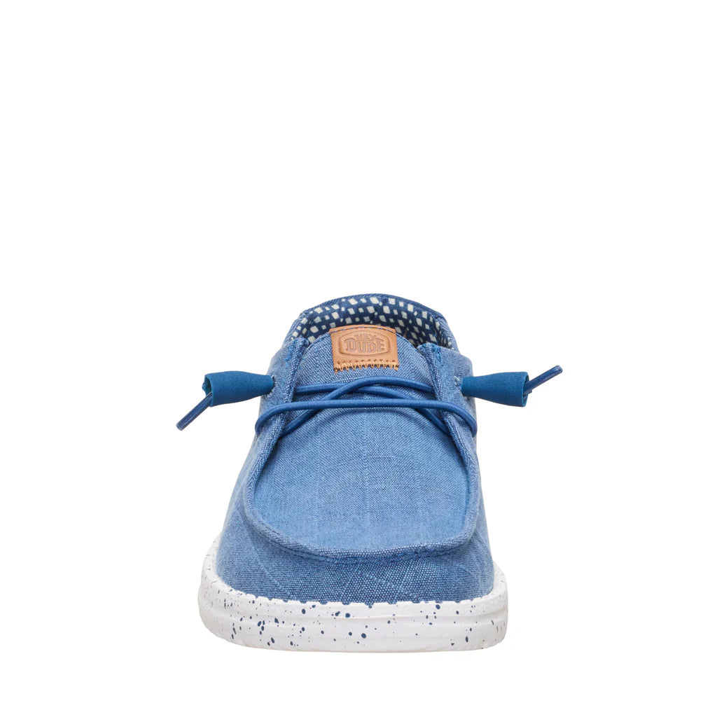 Women's Hey Dudes Chambray Grid Wendy Slip On Shoes 45187-4ZV