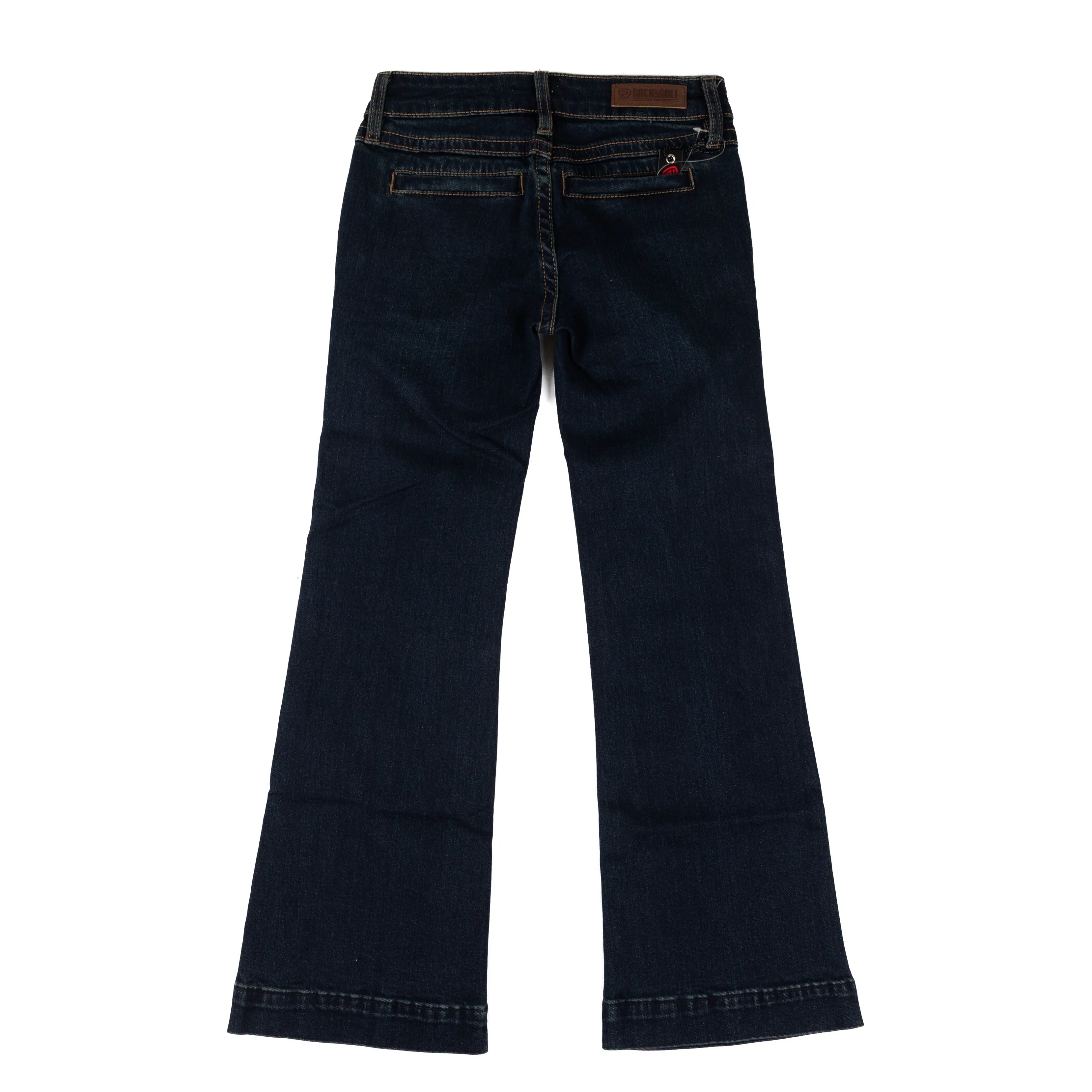 Rock and Roll Denim Girl's Dark Wash Trousers BG5MD09864