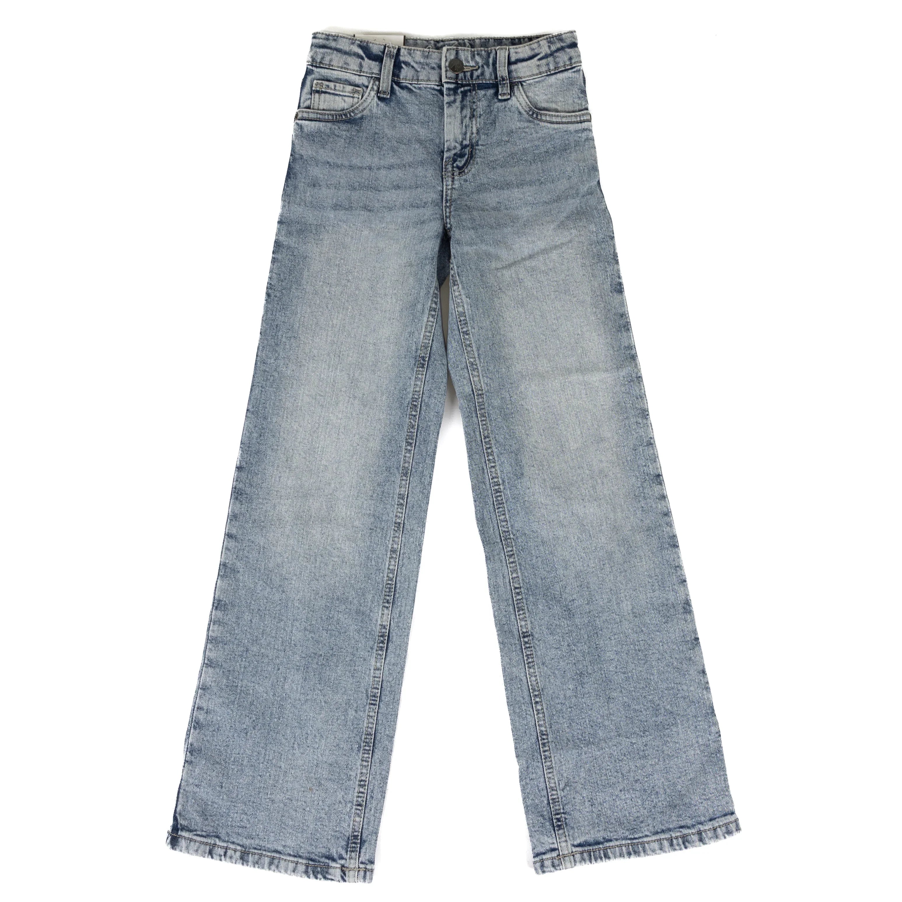 Cruel Denim Girl's Indigo Blue Wide Leg Jeans CB23271001