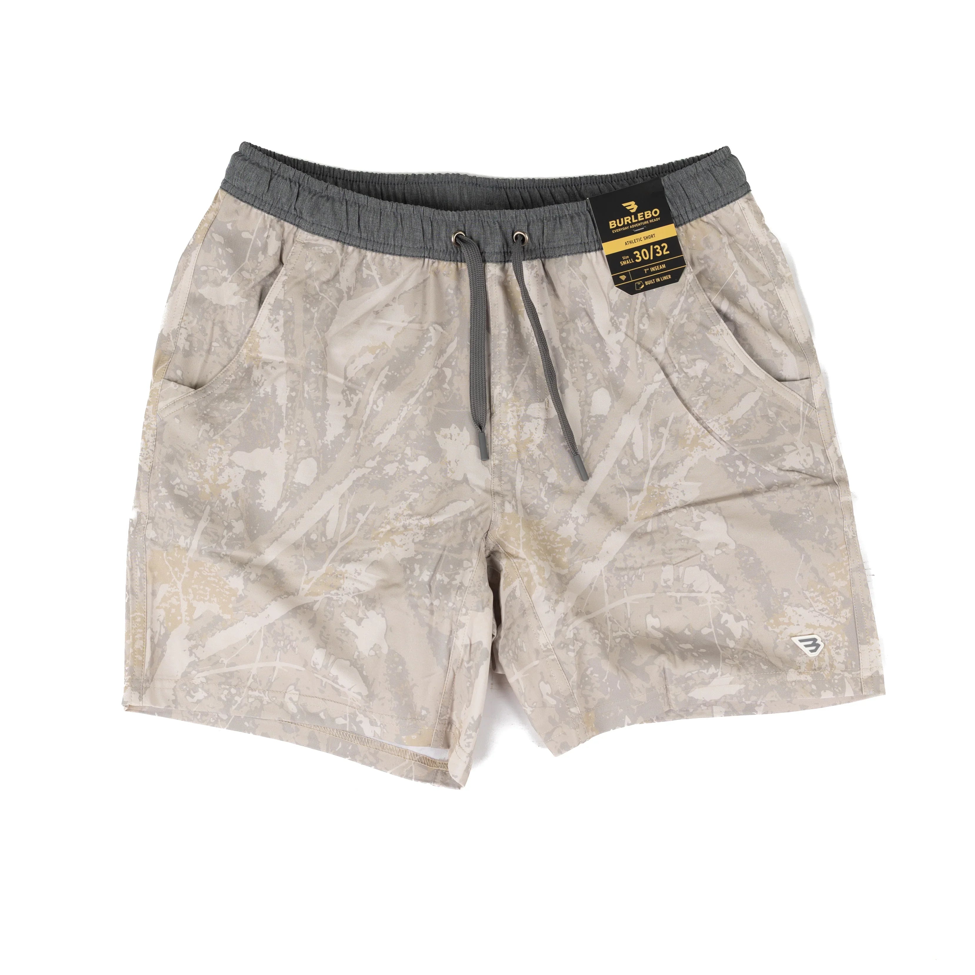 Men's Burlebo Drifter Camo Athletic Shorts AS-DFTC
