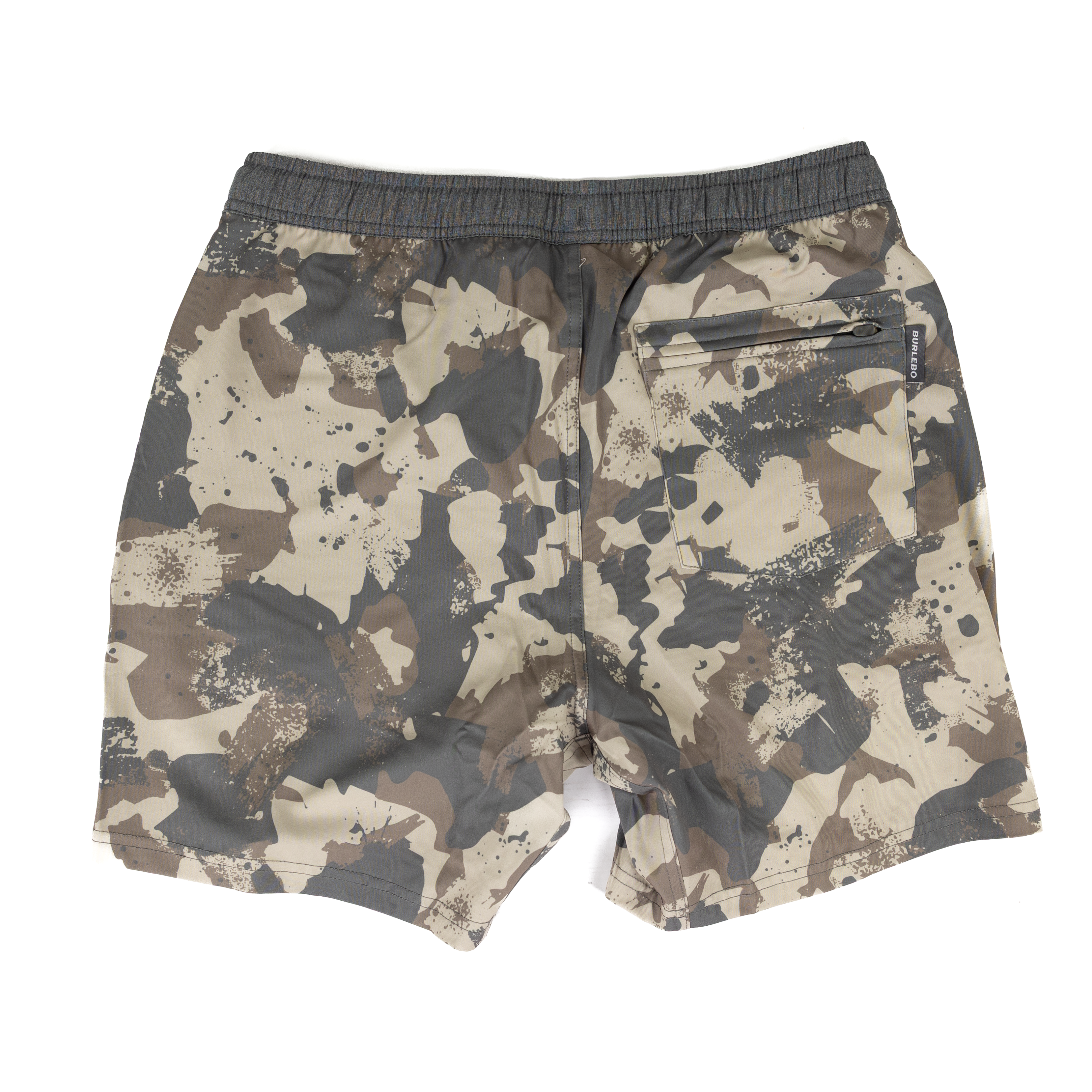 Men's Burlebo Splatter Camo Athletic Shorts AS-SPLAC
