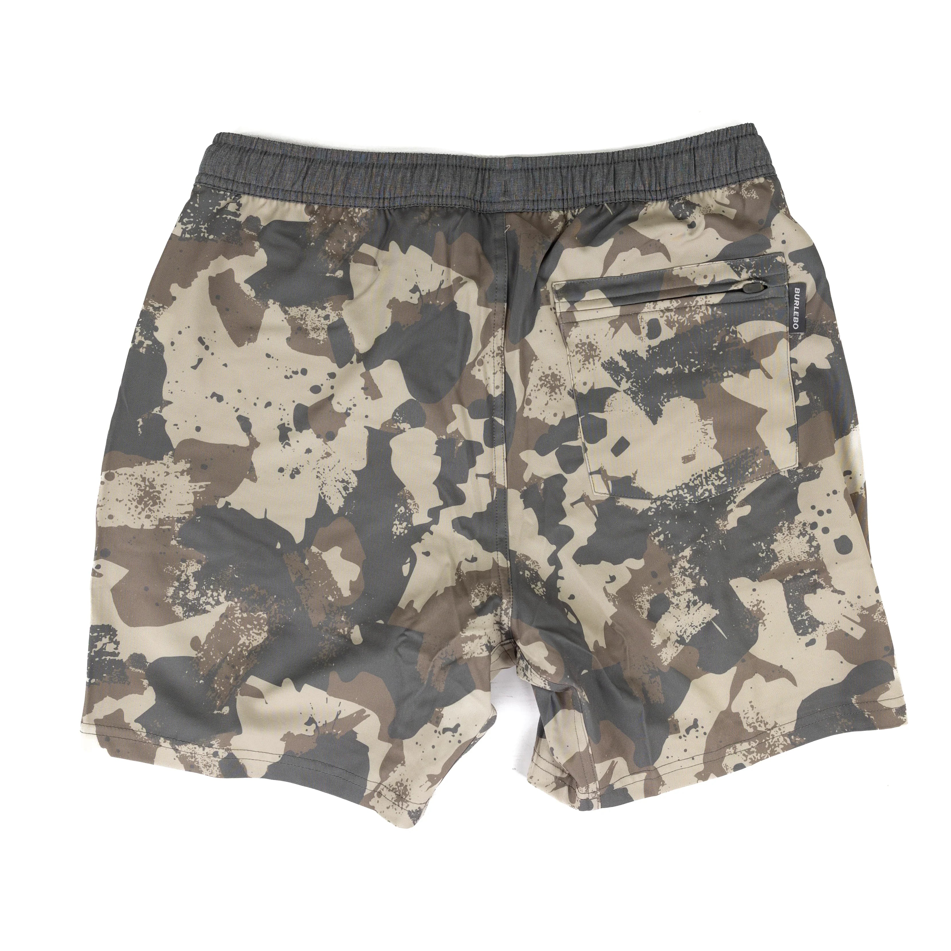Men's Burlebo Splatter Camo Athletic Shorts AS-SPLAC
