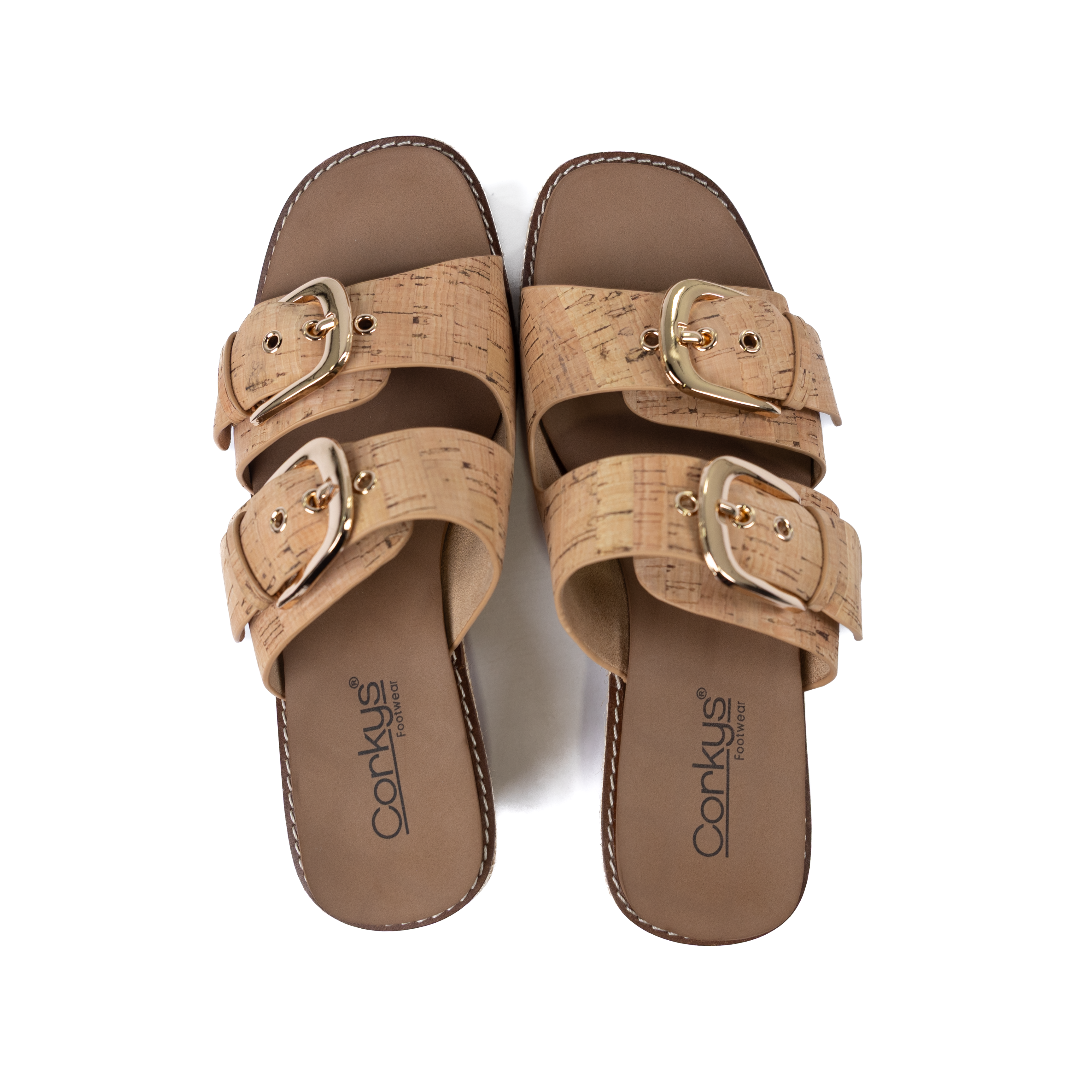 Women's Corky's Cork Manifest Open Toe Wedge Sandals 41-0772-CORK
