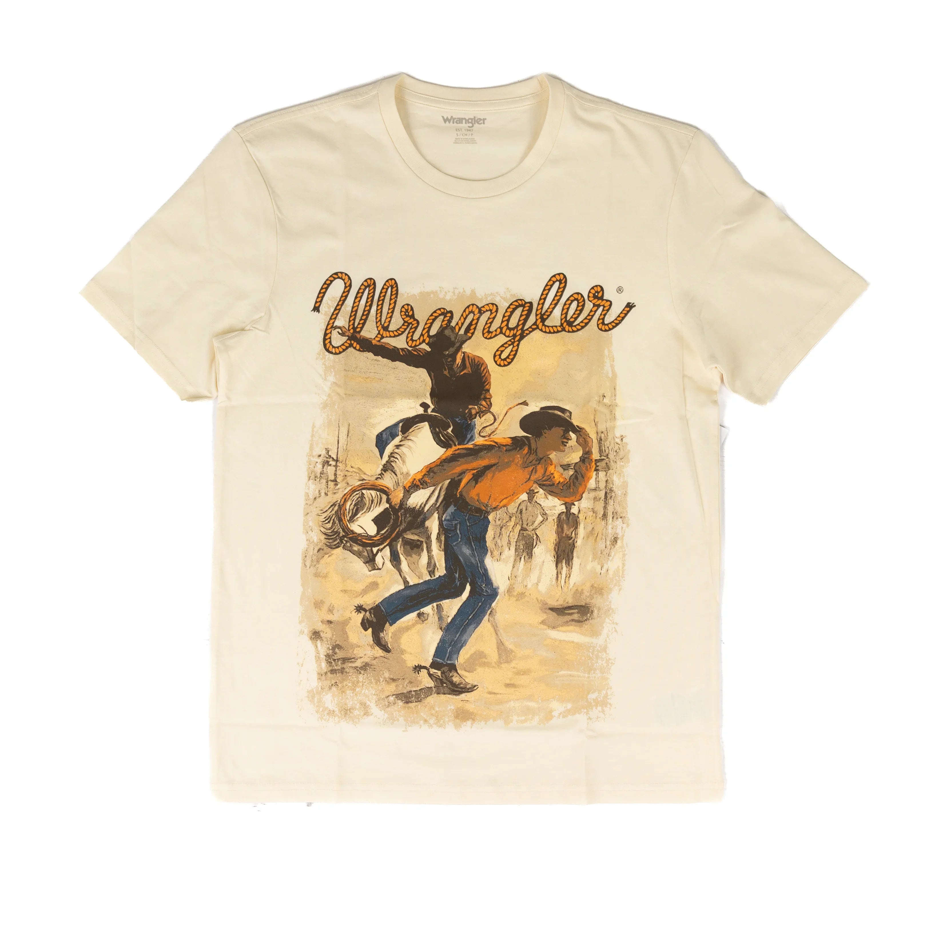 Wrangler Women's Antique White Dust & Glory Graphic T-shirt 112380298