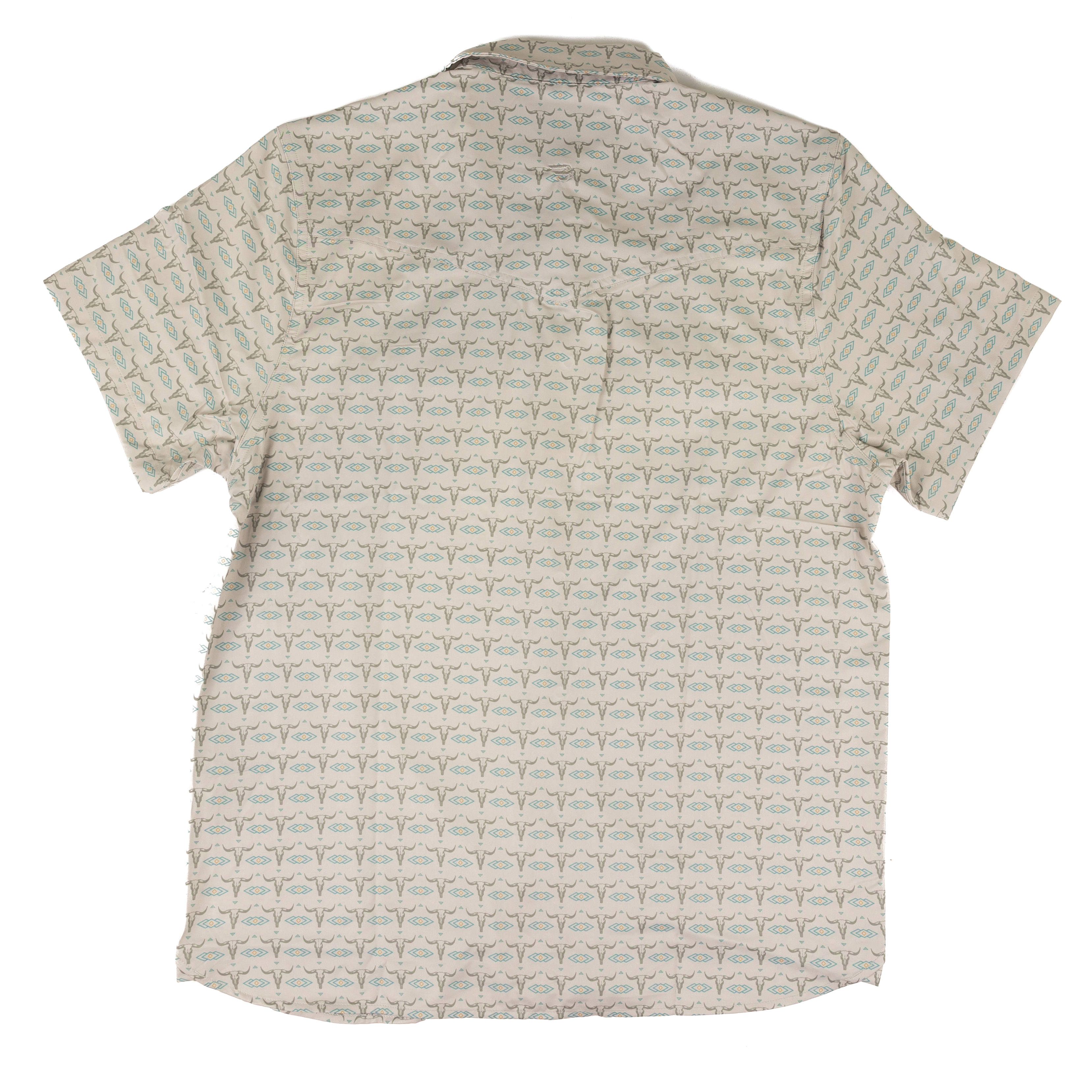 Men's Burlebo Skull Rancher Performance Western Shirt PWS-SKLR