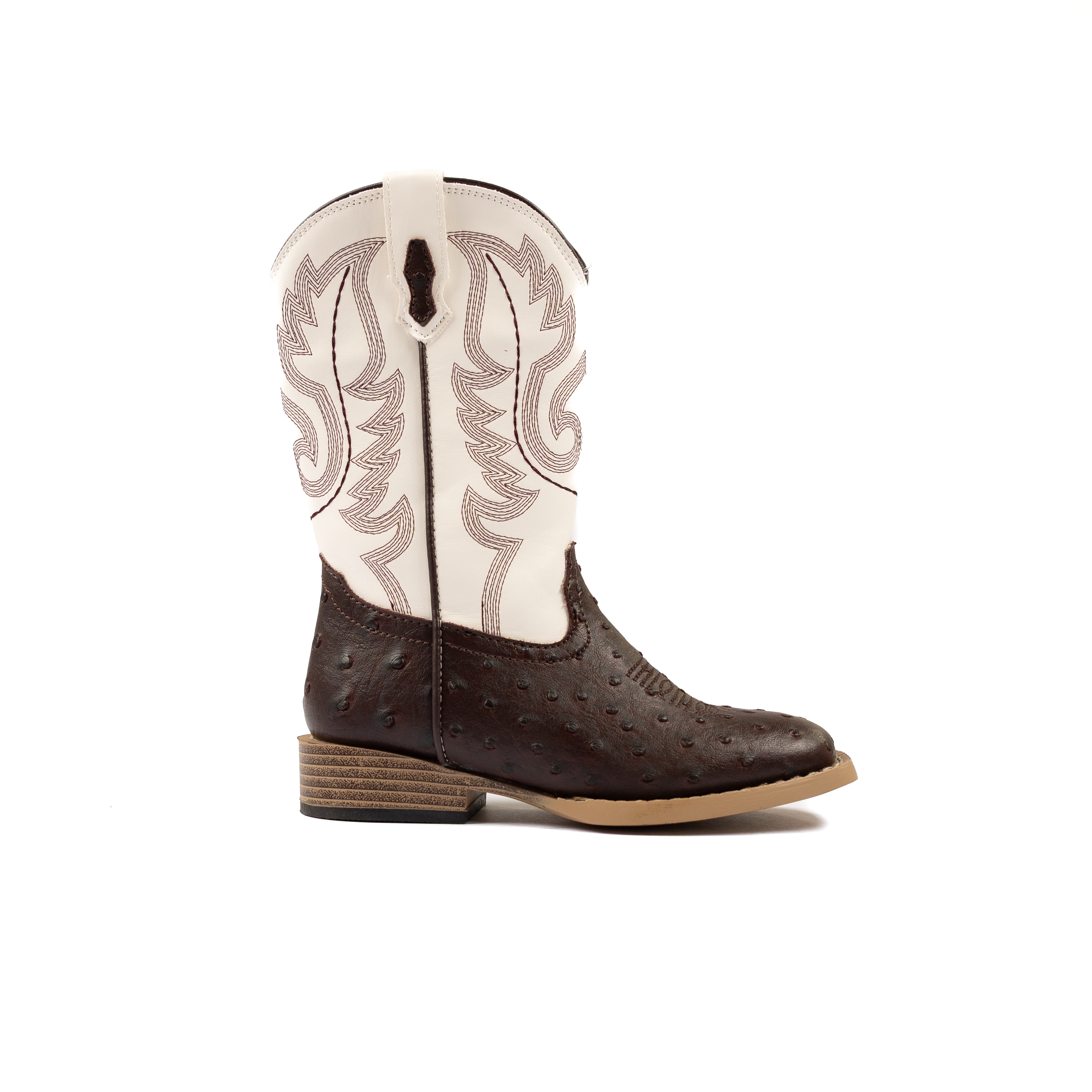 Boy's Roper Square Toe Faux Leather Western Boots