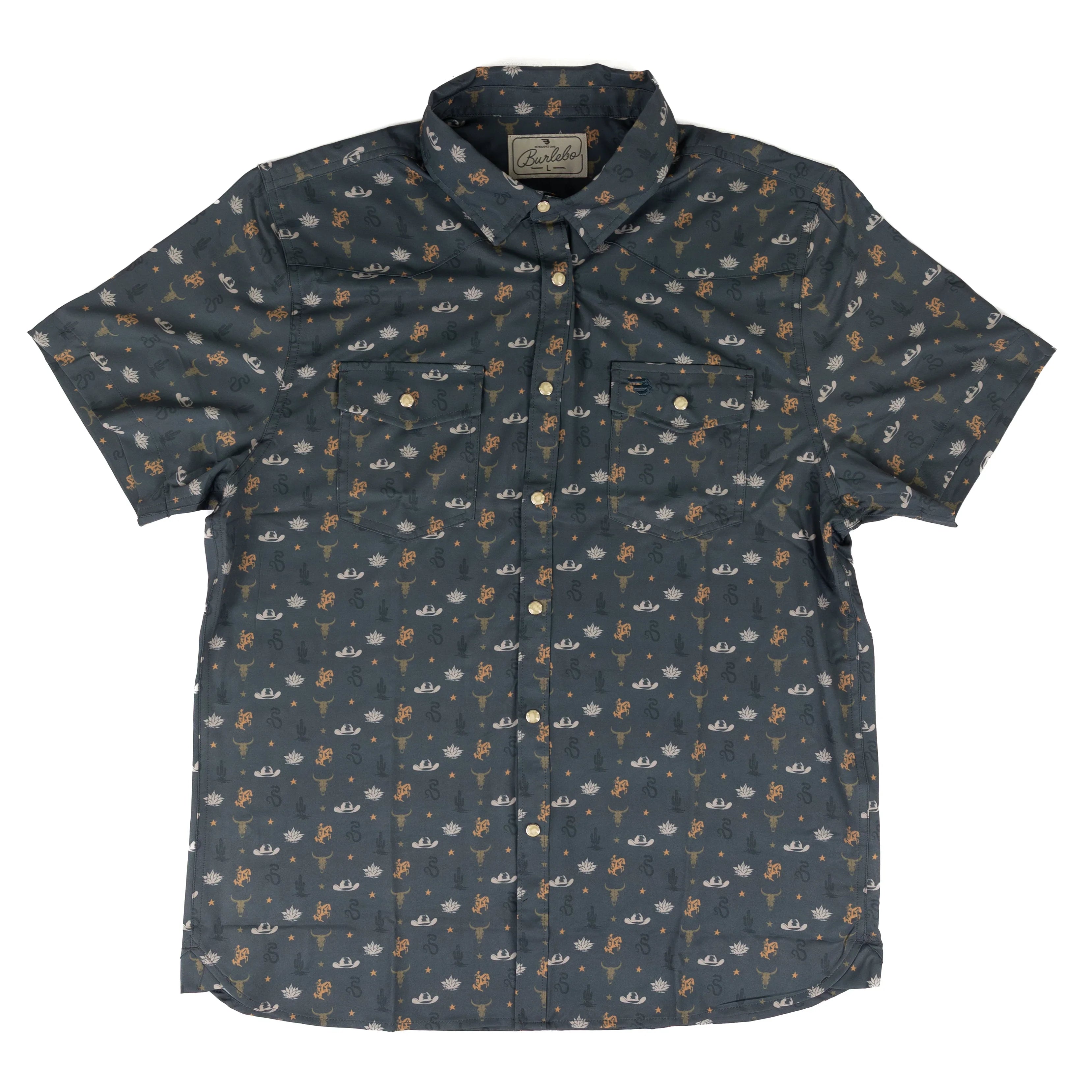 Men's Burlebo Desert Night Performance Western Shirt PWS-DESN