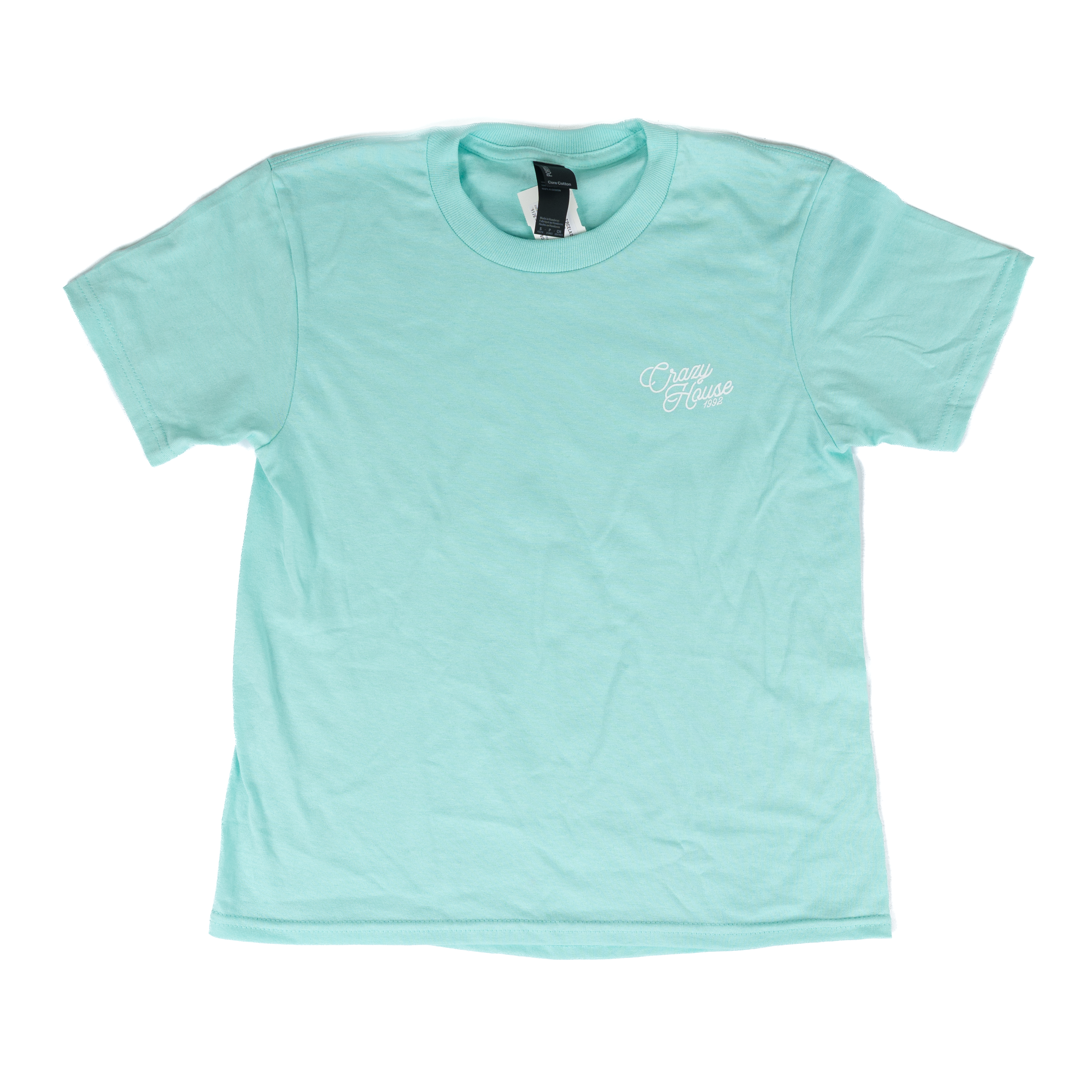 Youth Crazy House Short Sleeve Boots and Bow T-shirt