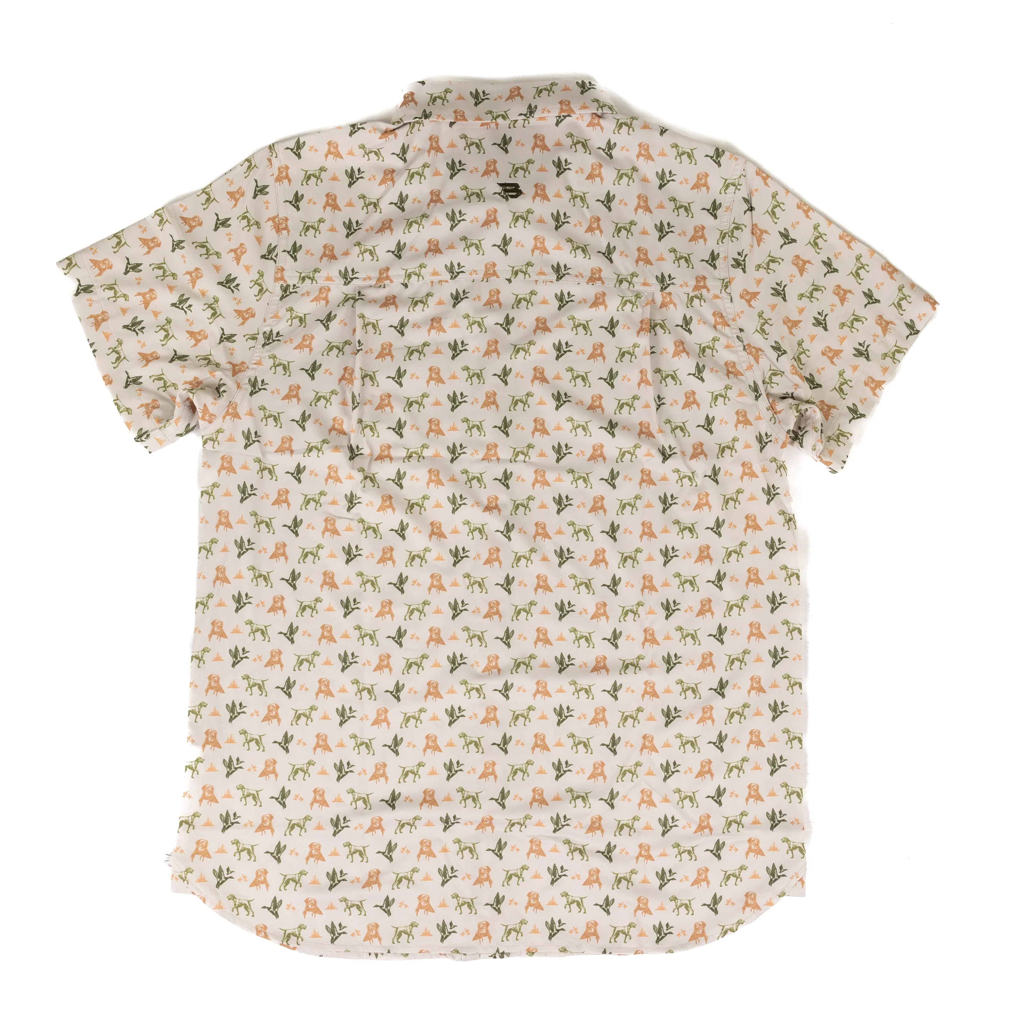 Men's Burlebo Mallard Duck Dog Performance Button Up PBU-MDD