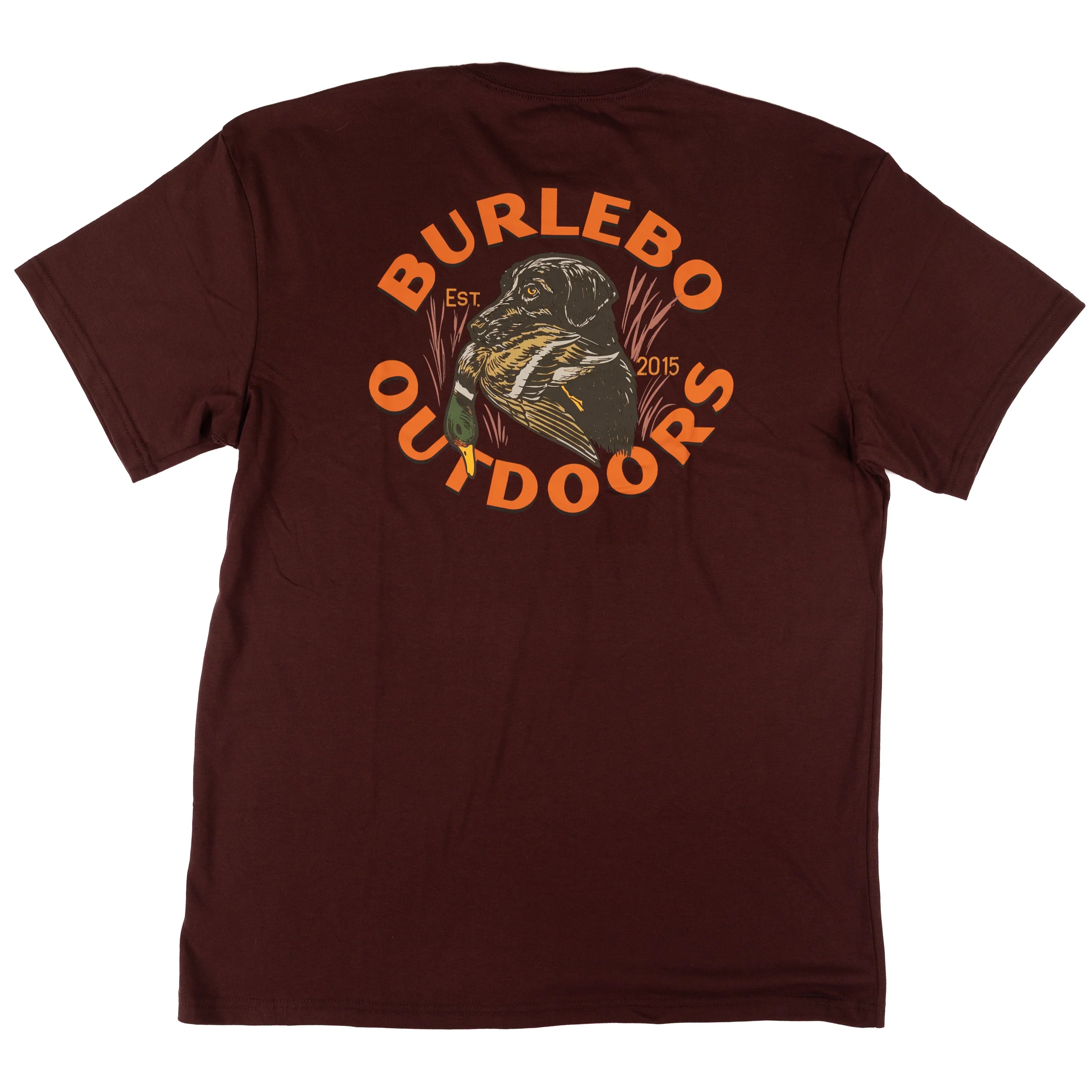 Men's Burlebo Maroon Duck Down Tee SST-DUCKD-MAR