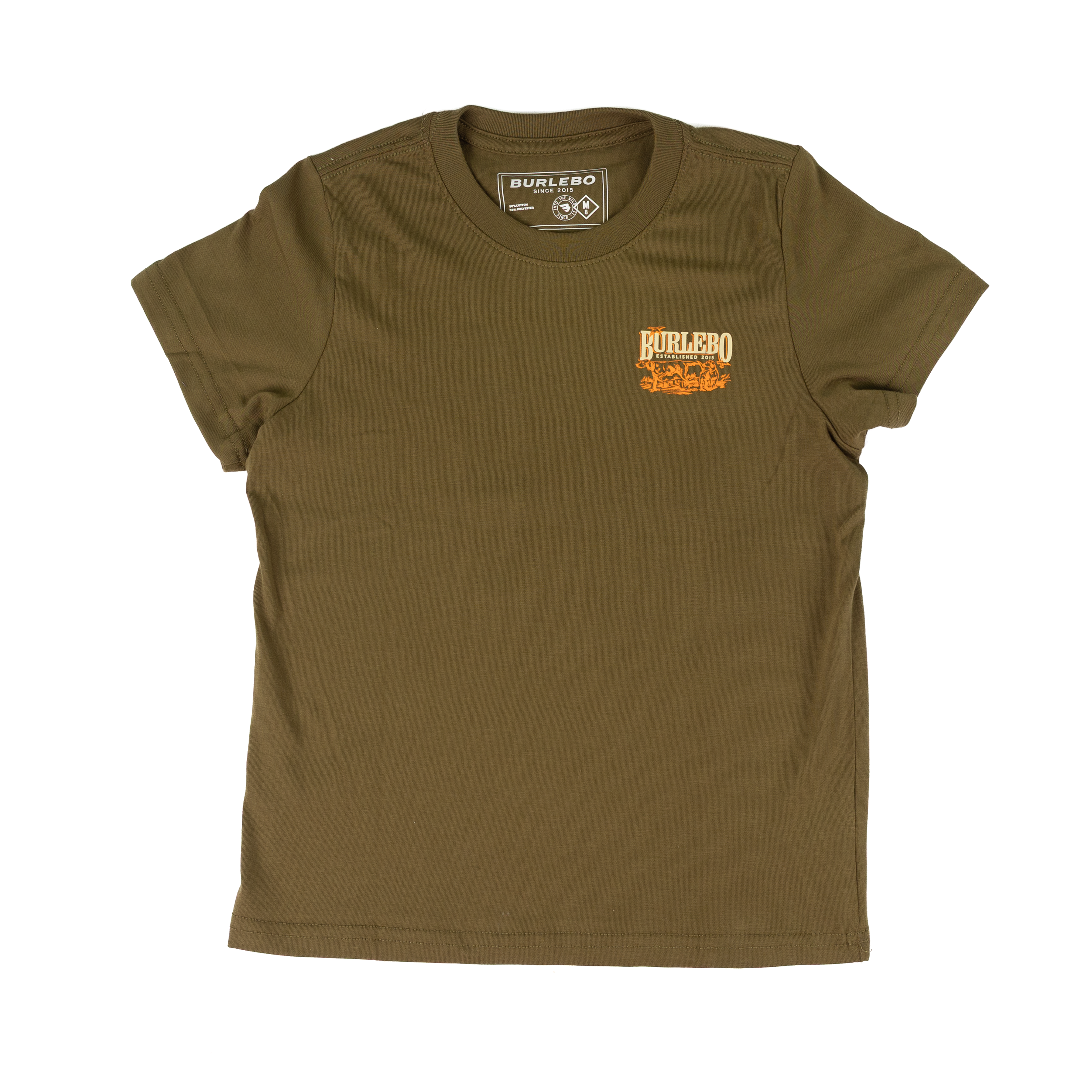 Men's Burlebo Hunter Green Hunting Dogs Short Sleeve Tee SST-HD-HNTG