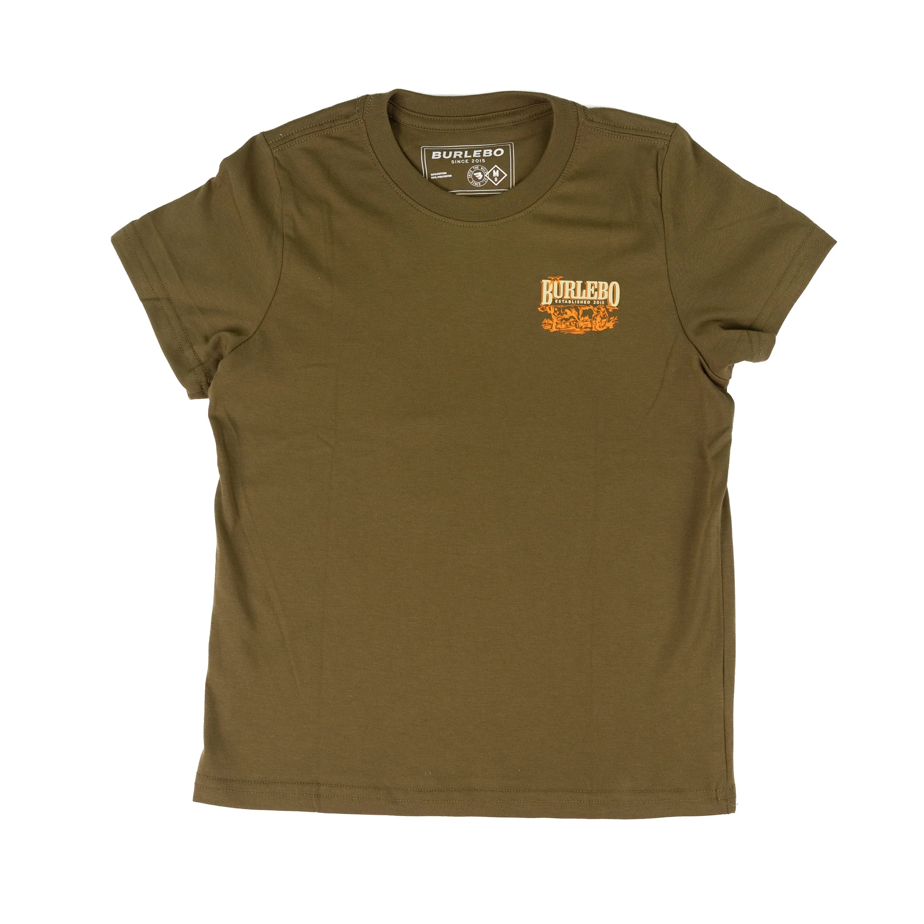 Men's Burlebo Hunter Green Hunting Dogs Short Sleeve Tee SST-HD-HNTG