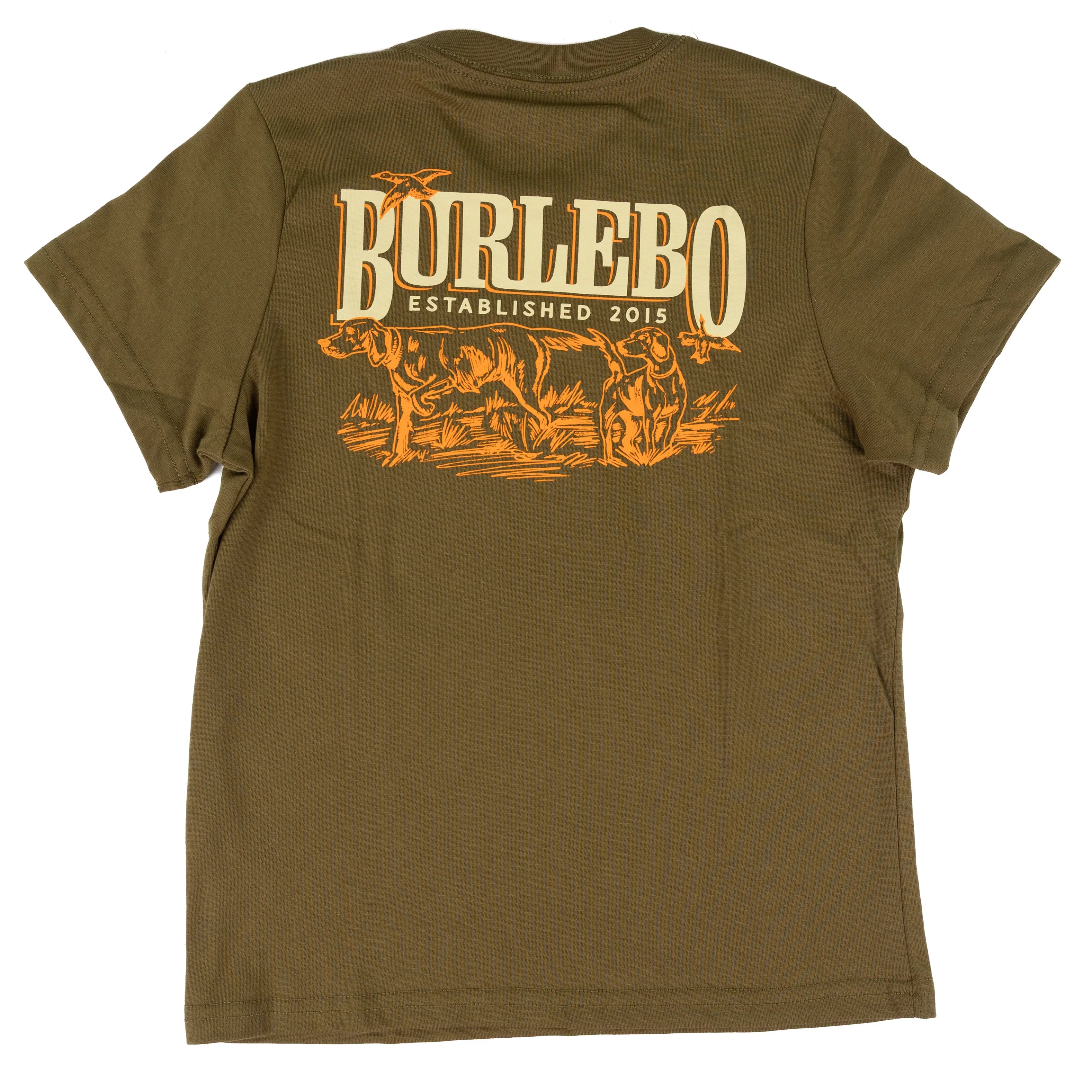Men's Burlebo Hunter Green Hunting Dogs Short Sleeve Tee SST-HD-HNTG