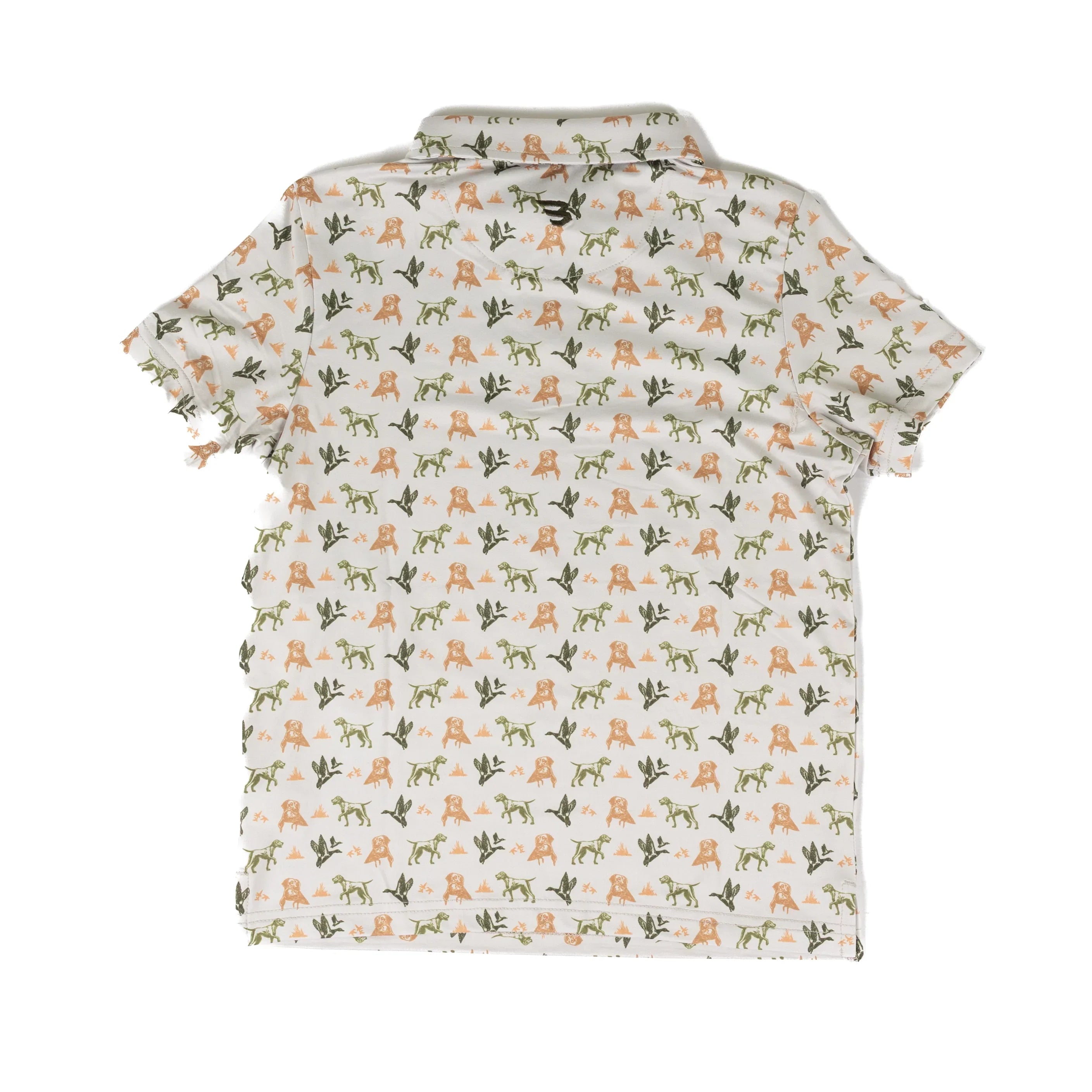 Burlebo Boy's Mallard Duck Dog Performance Polo Y-PP-MDD