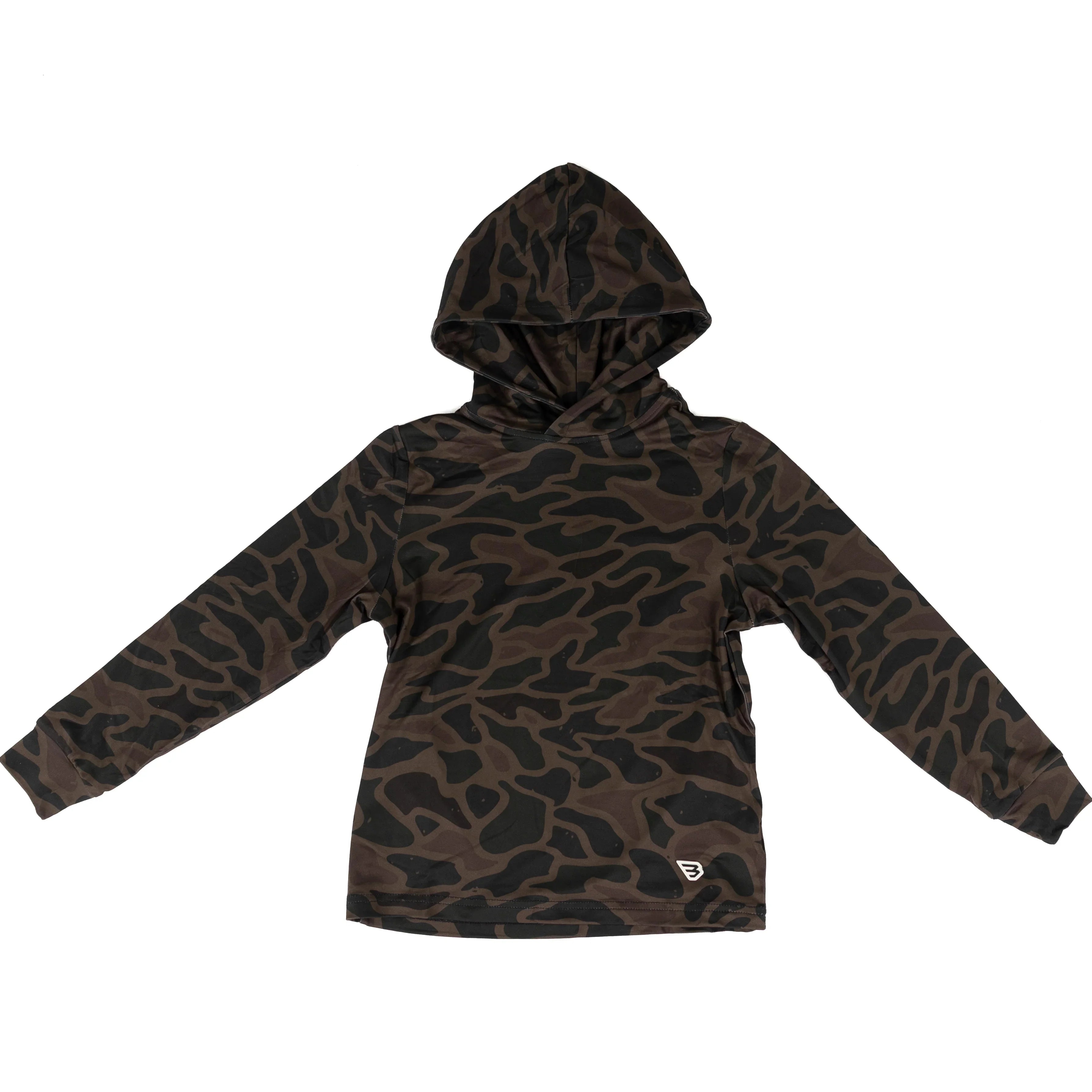 Burlebo Boy's Bendita Camo Performance Hoodie Y-PH-BITAC