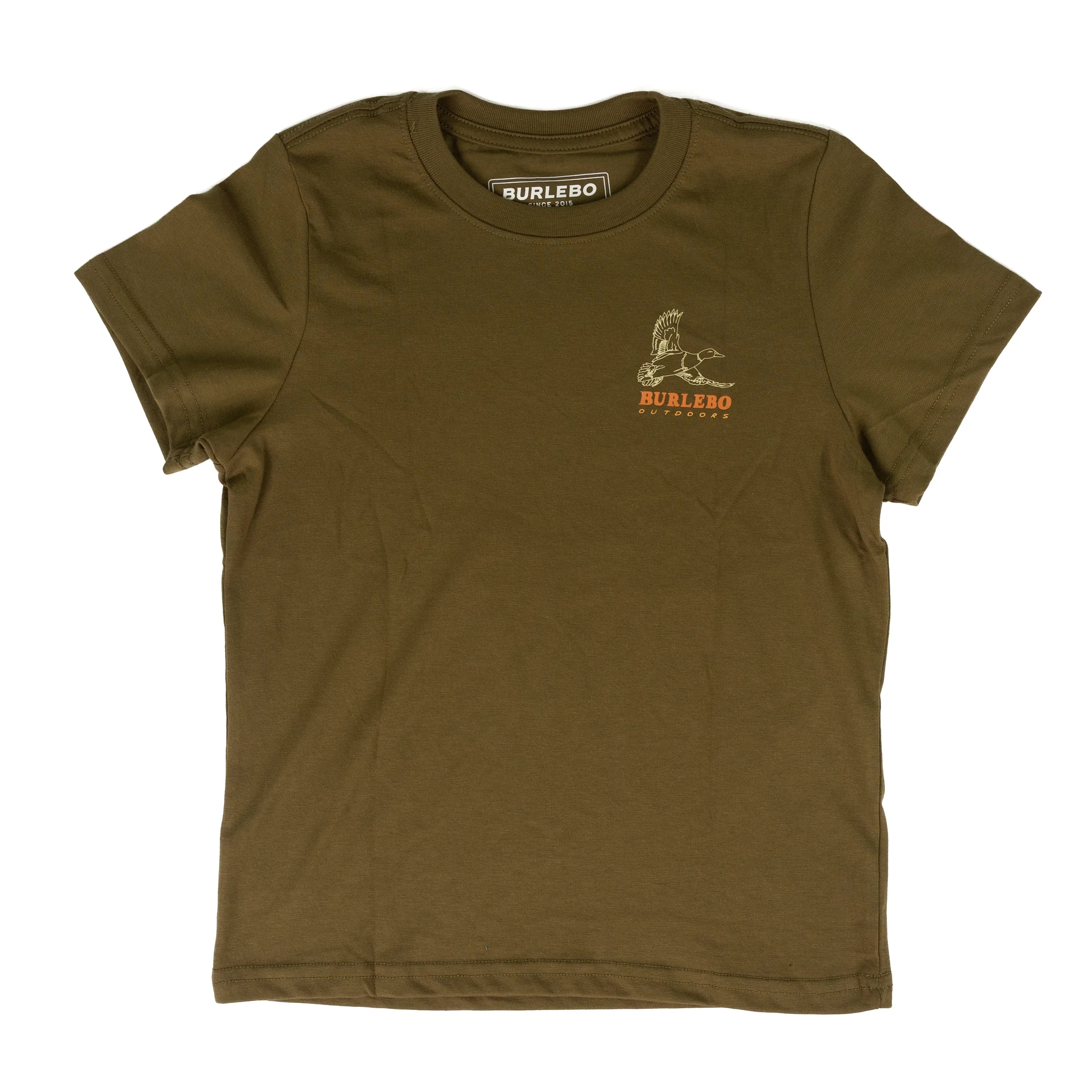 Men's Burlebo Hunter Green Duck Wild Short Sleeve Tee SST-DKW-HNTG