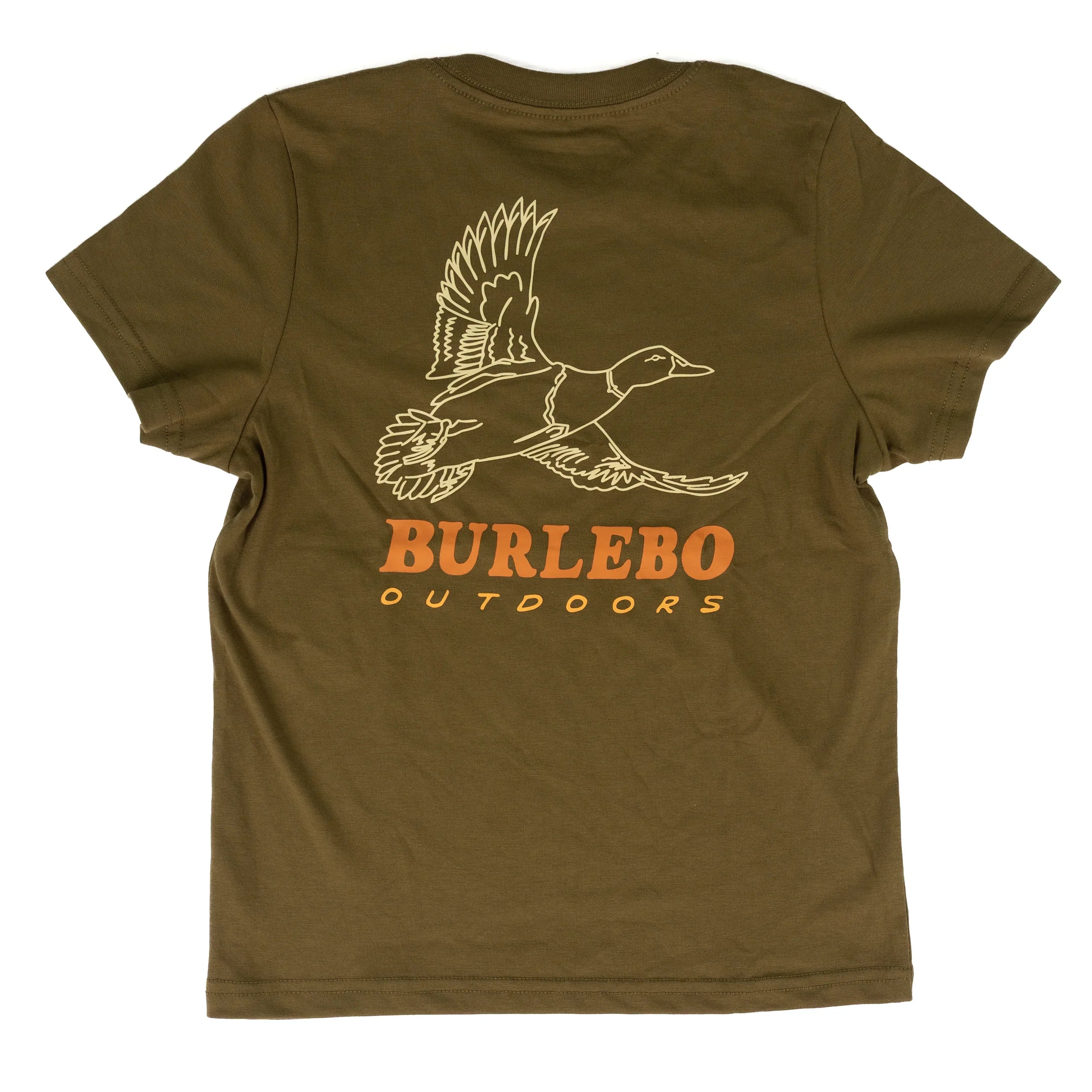 Men's Burlebo Hunter Green Duck Wild Short Sleeve Tee SST-DKW-HNTG