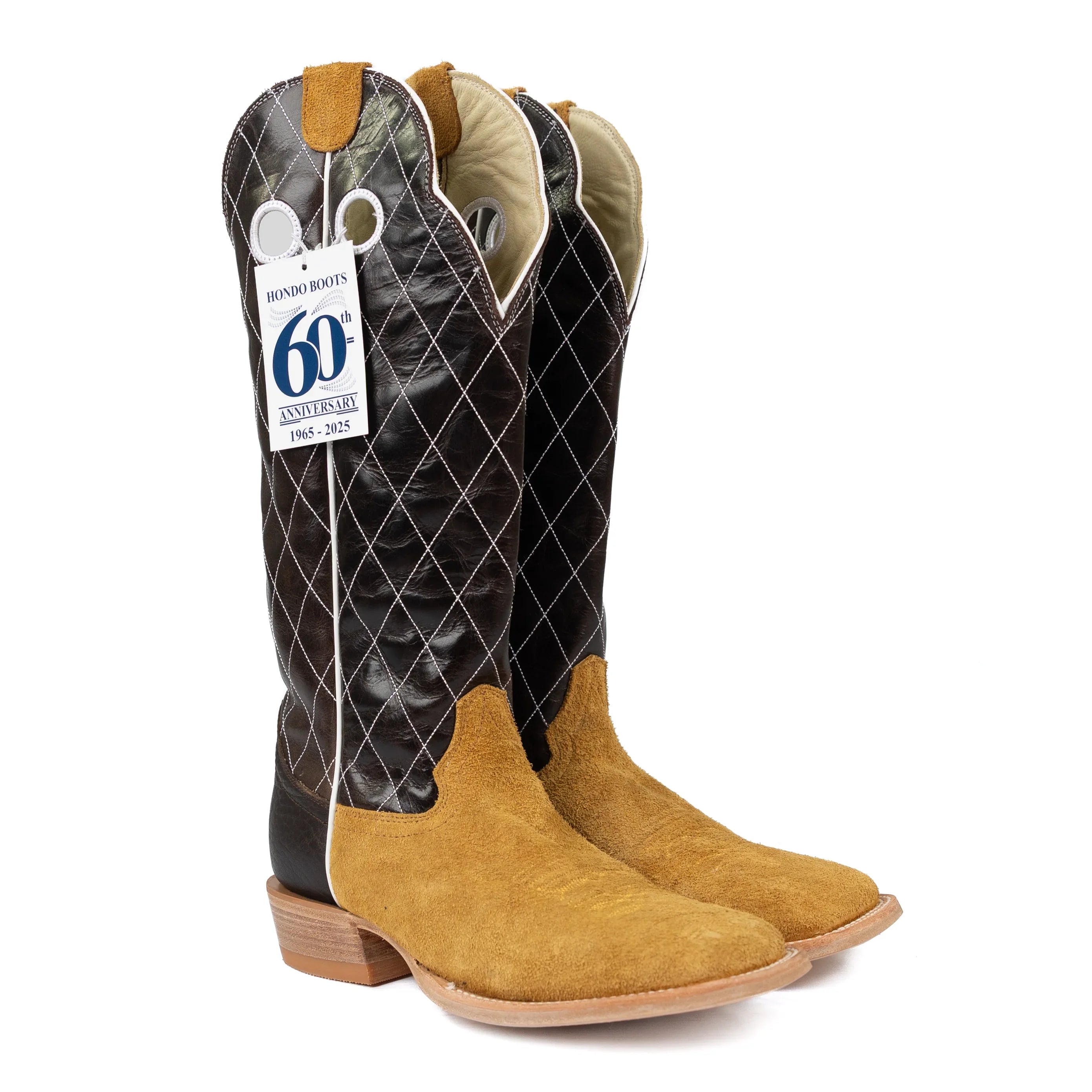 Men's Hondo Maple Crazy Horse Buckaroo Roughout Boots 1758