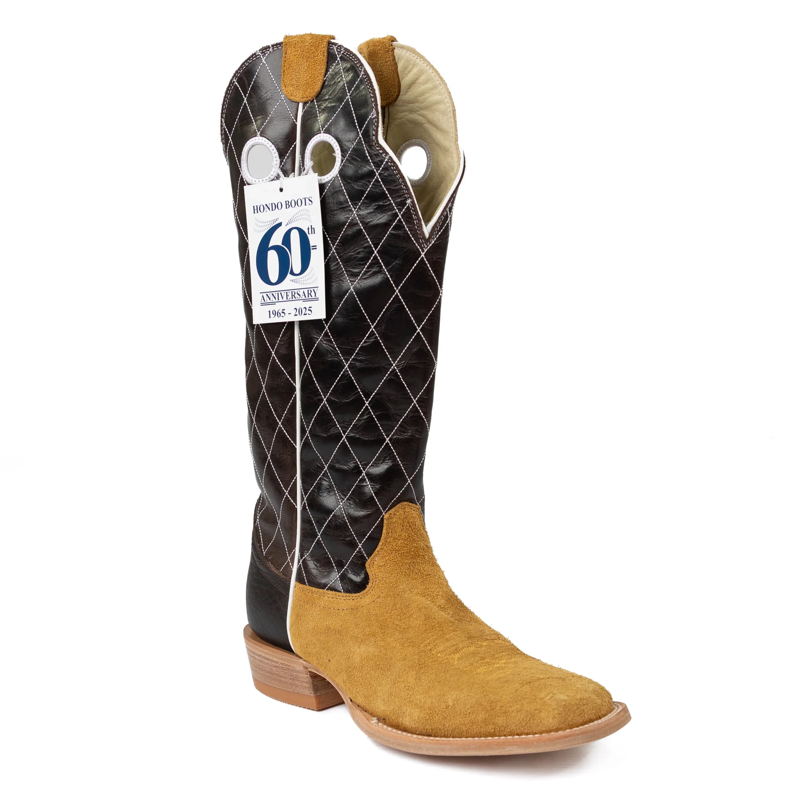 Men's Hondo Maple Crazy Horse Buckaroo Roughout Boots 1758