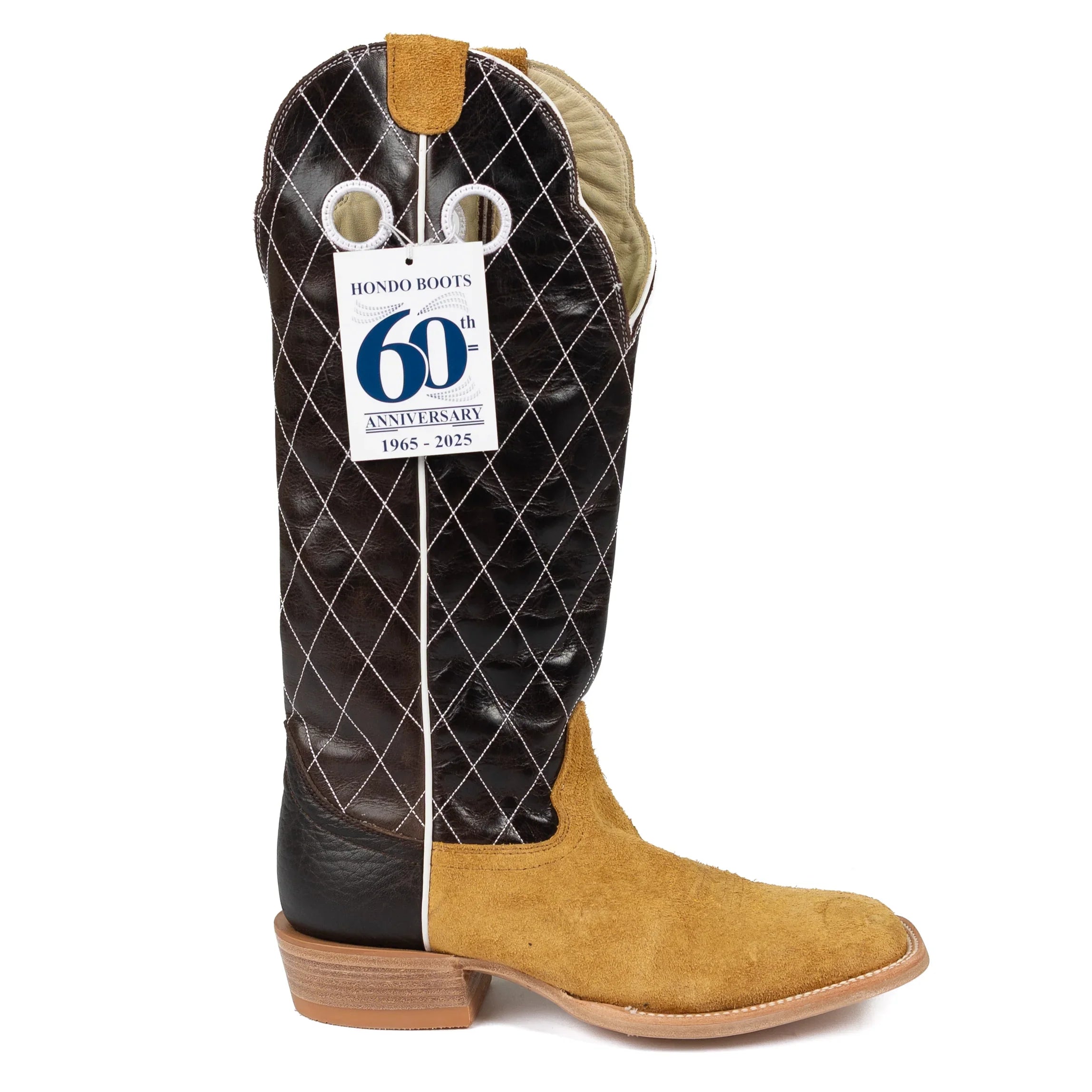 Men's Hondo Maple Crazy Horse Buckaroo Roughout Boots 1758