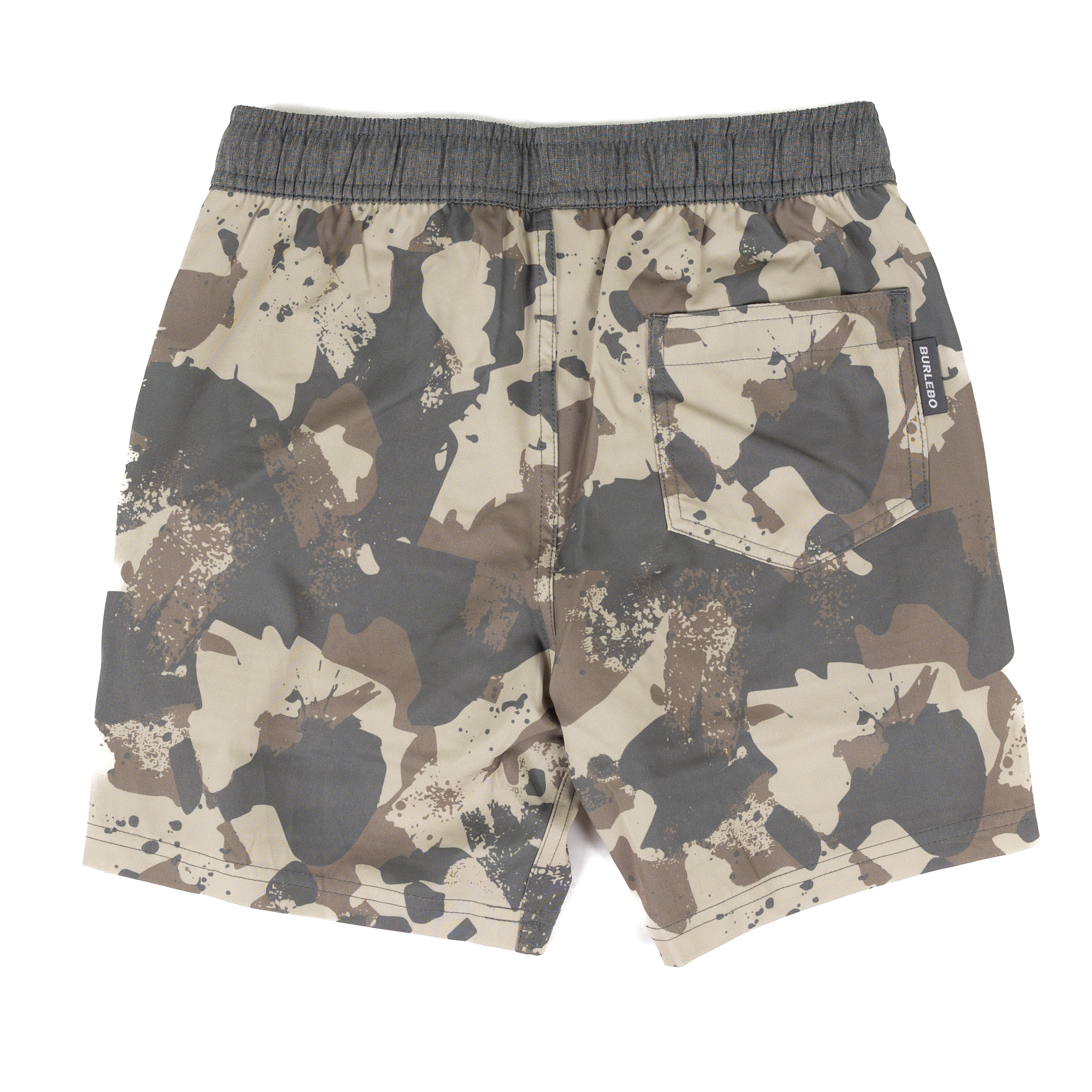Burlebo Boy's Splatter Camo Athletic Shorts Y-AS-SPLAC