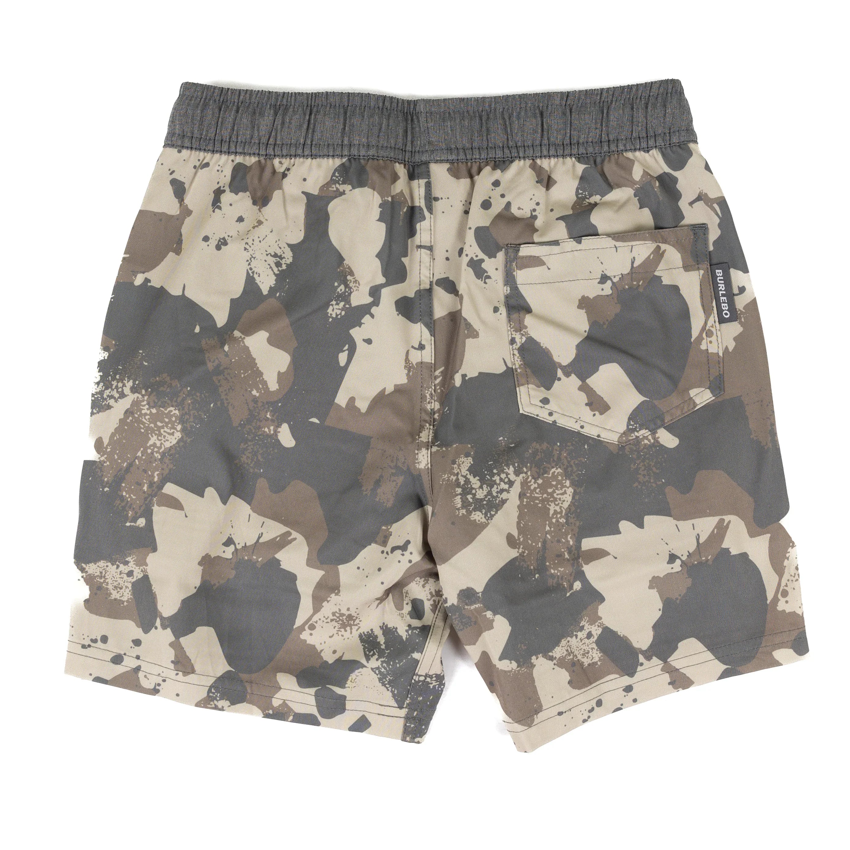 Burlebo Boy's Splatter Camo Athletic Shorts Y-AS-SPLAC