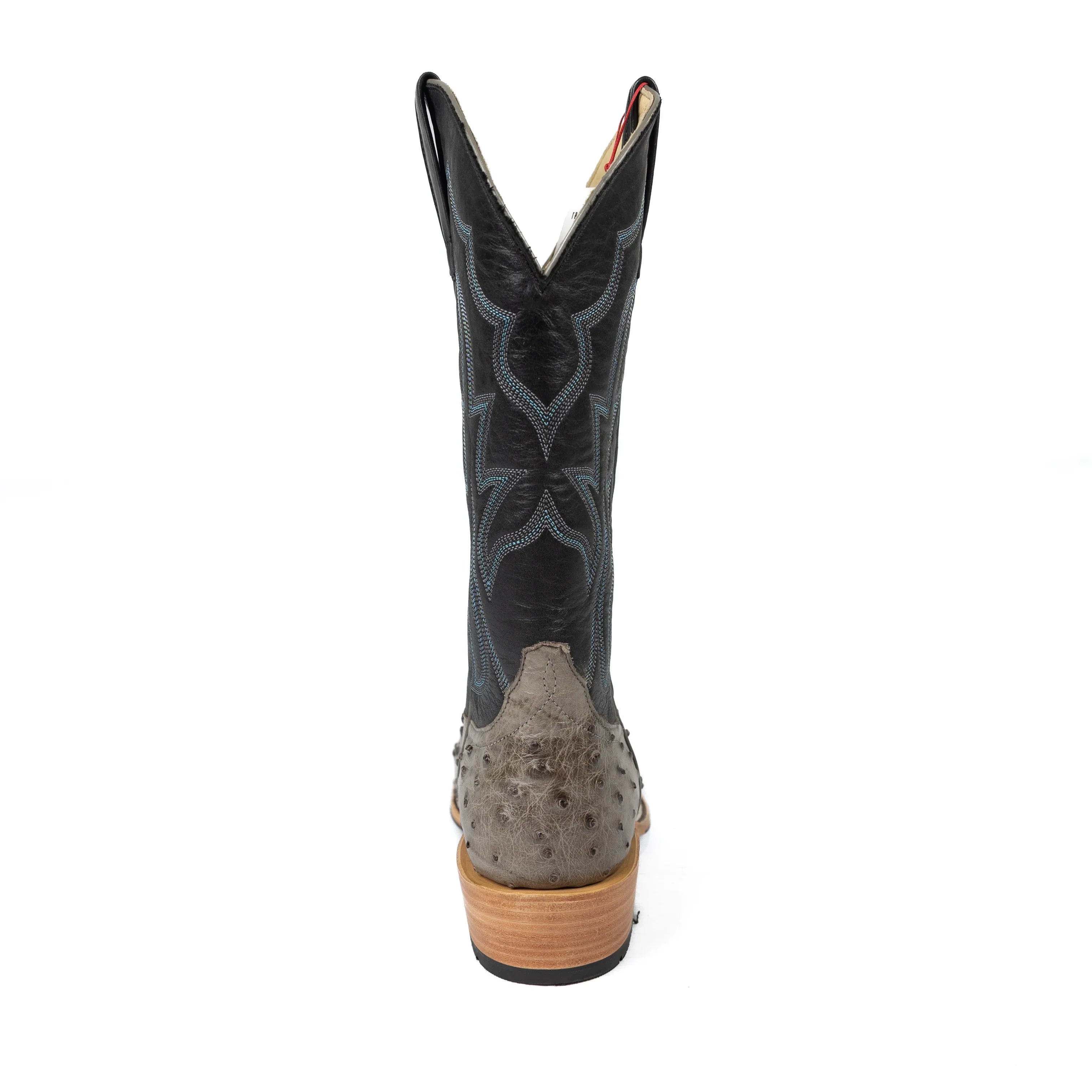 Men's Horsepower Serpentine Full Quill Ostrich Cutter Toe Boots HP9549