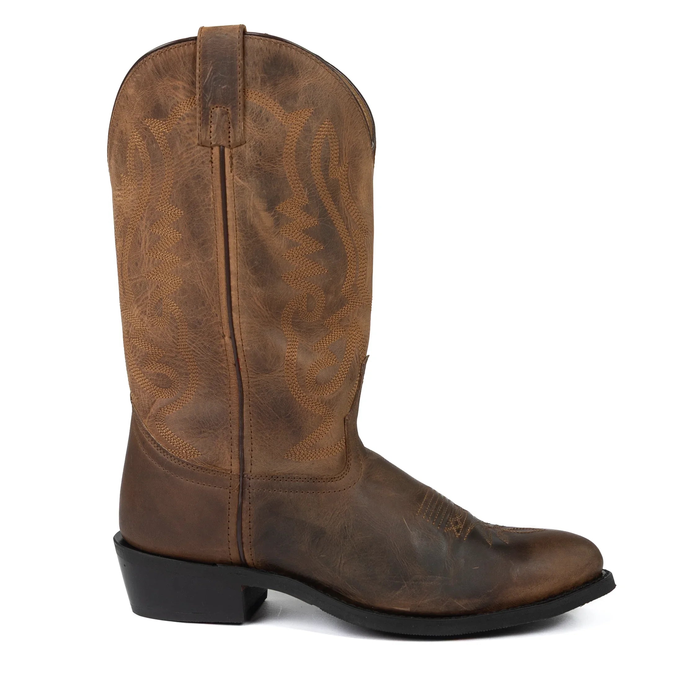Men's Smoky Mountain Denver Brown Distressed Western Boots 4034