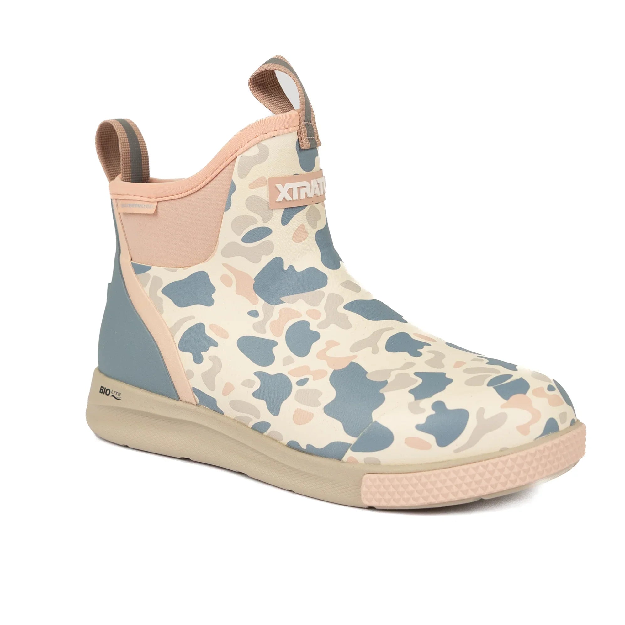 XTRATUF Women's Ivory Duck Camo Camo Sport Ankle Deck Boots XADSWDC4
