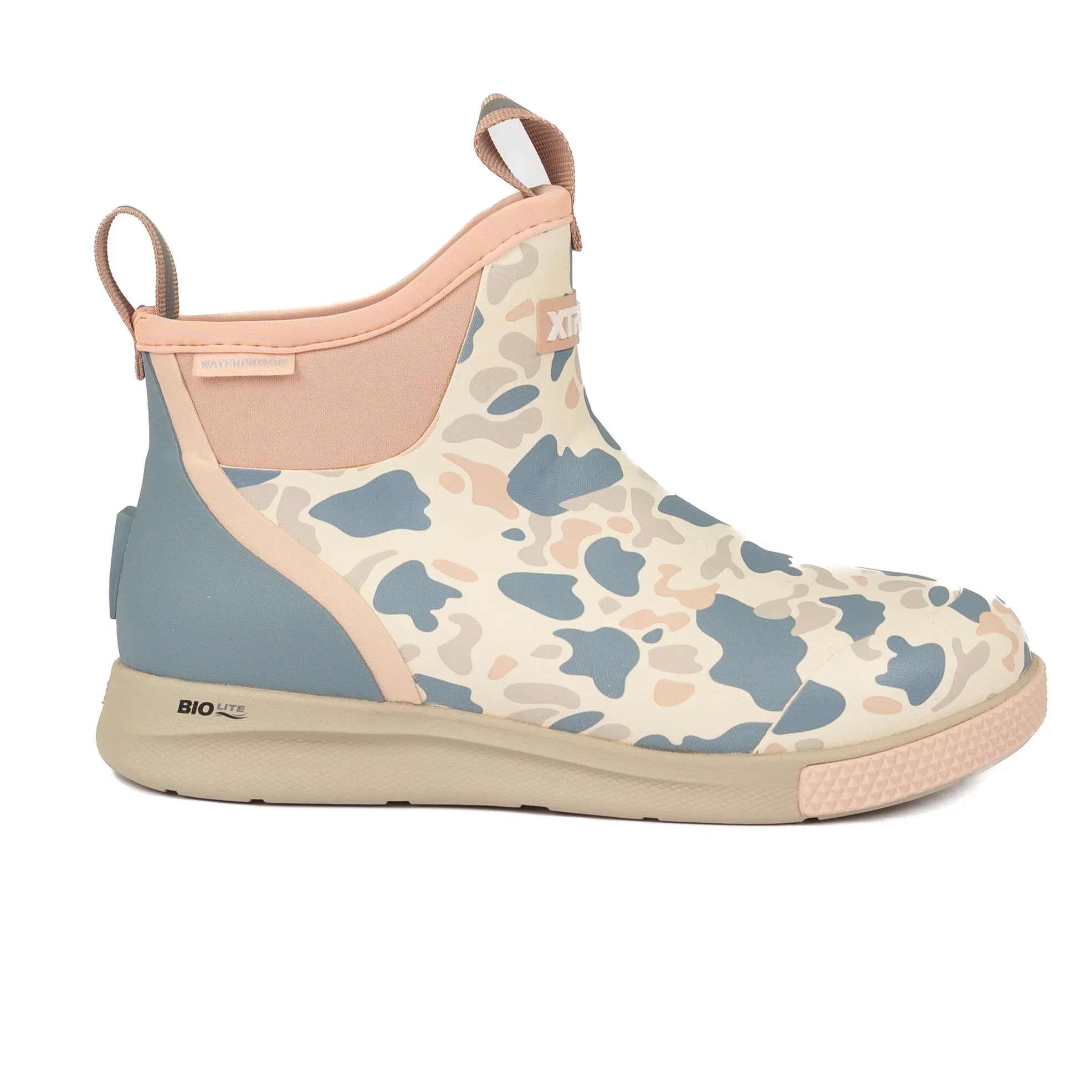 XTRATUF Women's Ivory Duck Camo Camo Sport Ankle Deck Boots XADSWDC4