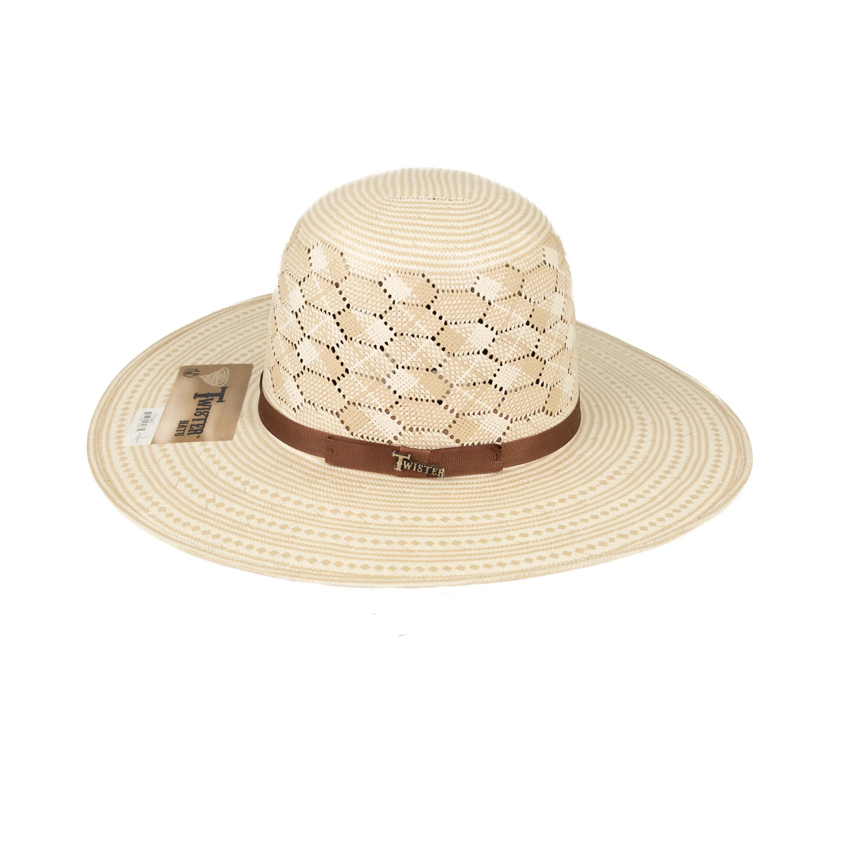Twister "Cunningham" 4.25" Straw Hat T73846 - Long Oval