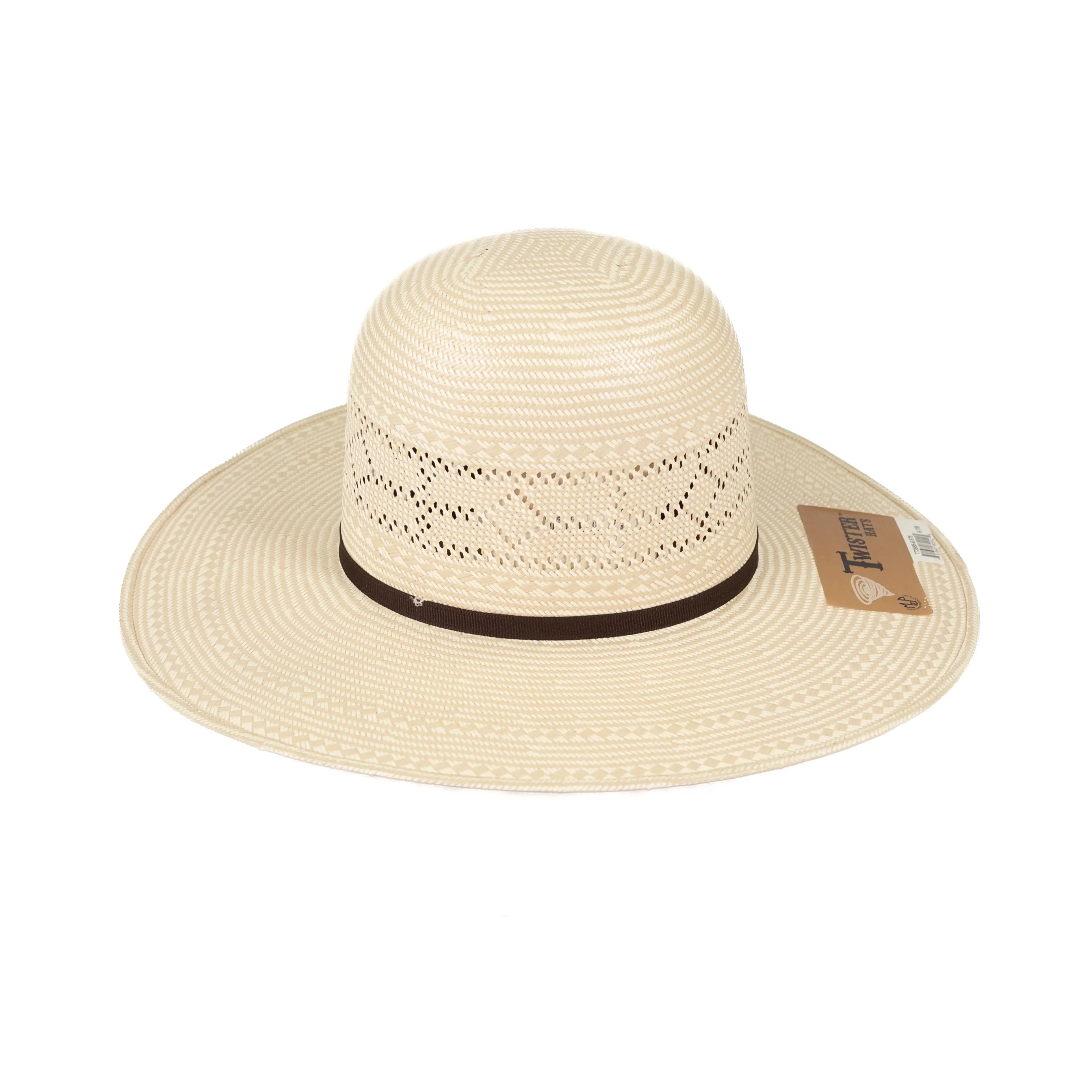 Twister "Petty" 4.25" Straw Hat T73885 - Long Oval